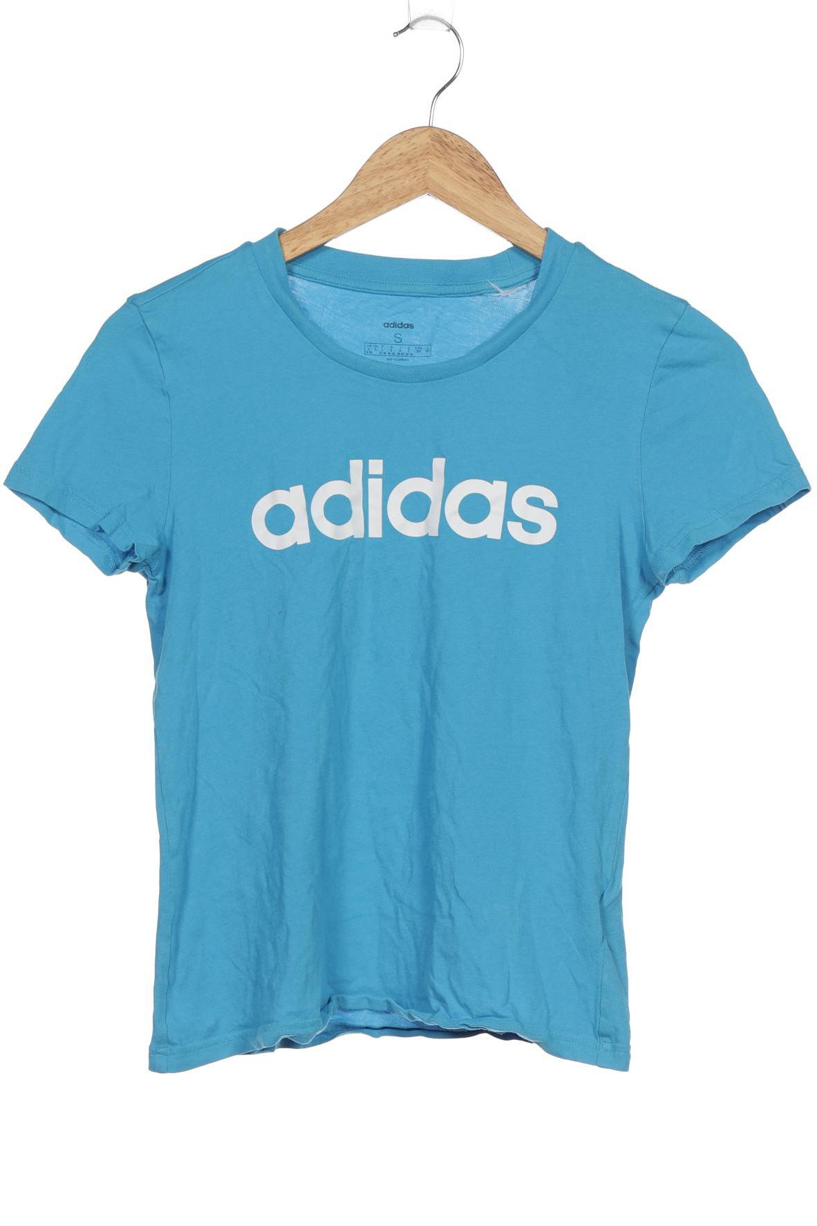 

adidas Damen T-Shirt, blau, Gr. 34