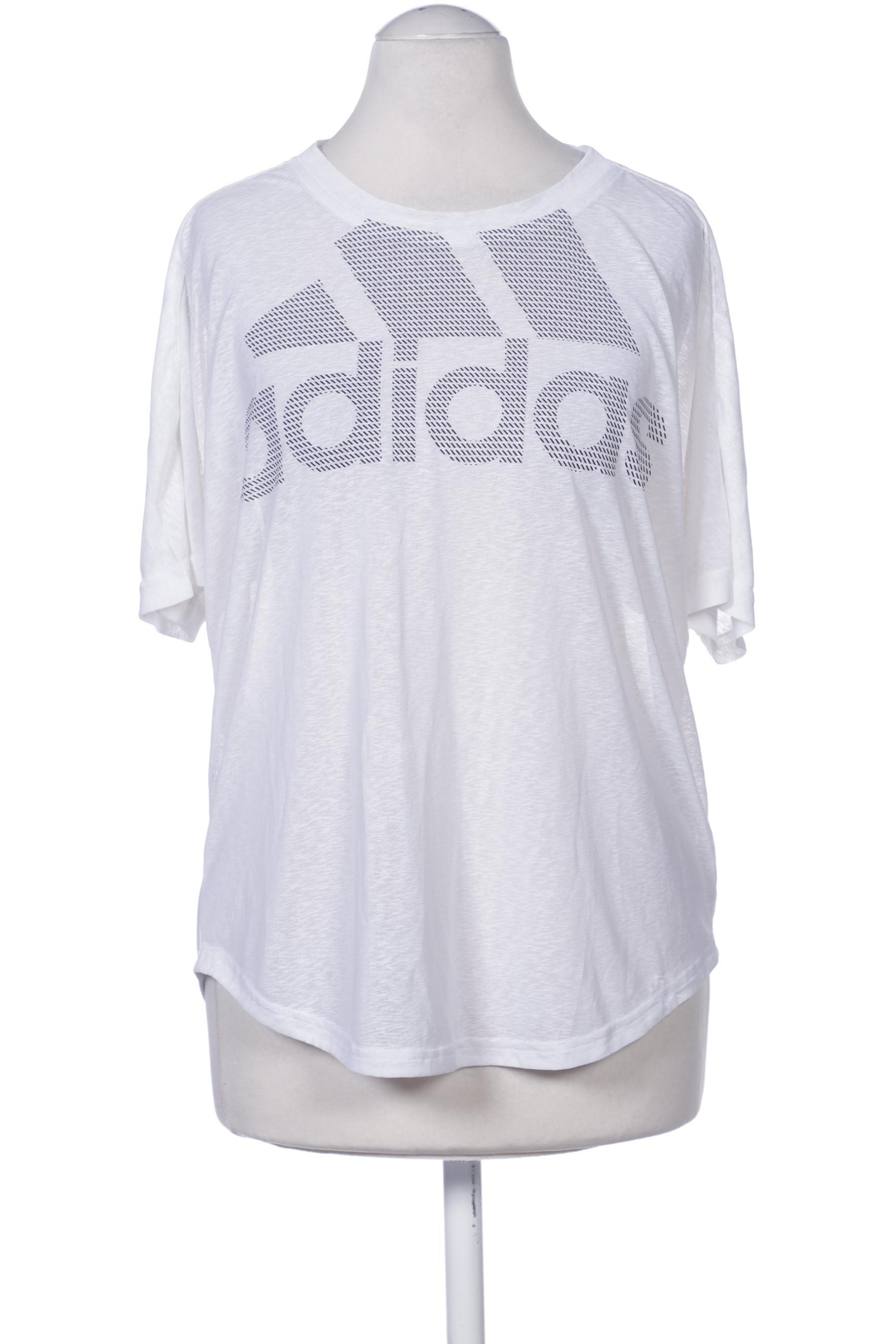 

adidas Damen T-Shirt, weiß, Gr. 36