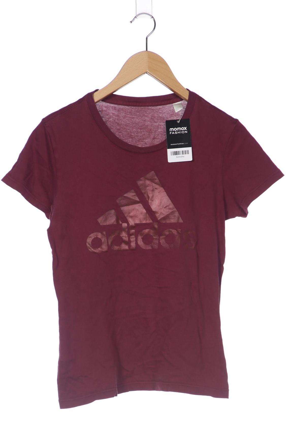 

adidas Damen T-Shirt, bordeaux, Gr. 36