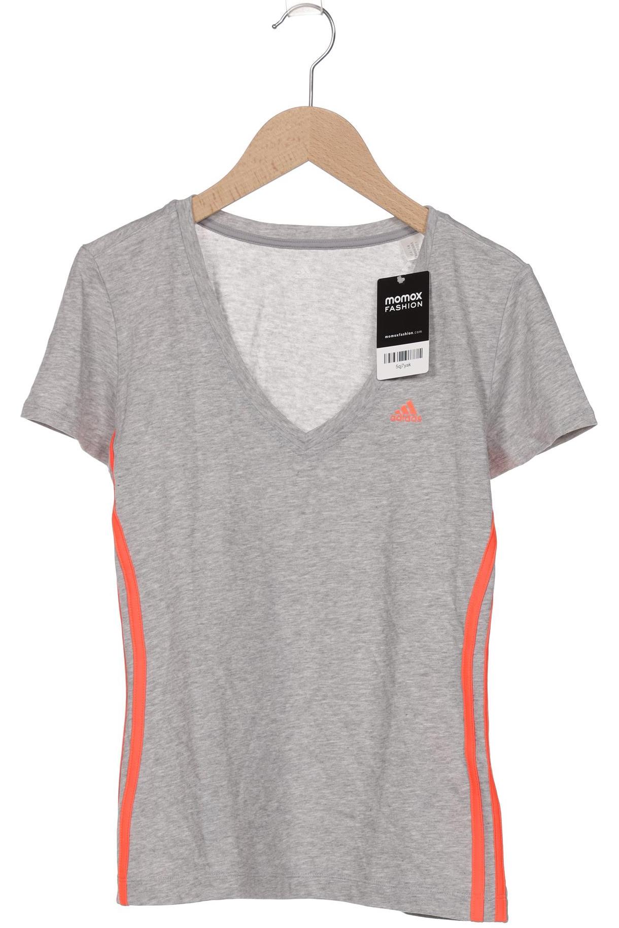

adidas Damen T-Shirt, grau, Gr. 36