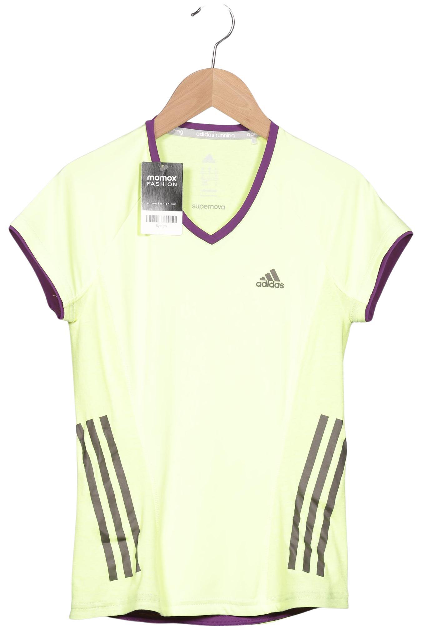 

adidas Damen T-Shirt, gelb, Gr. 34