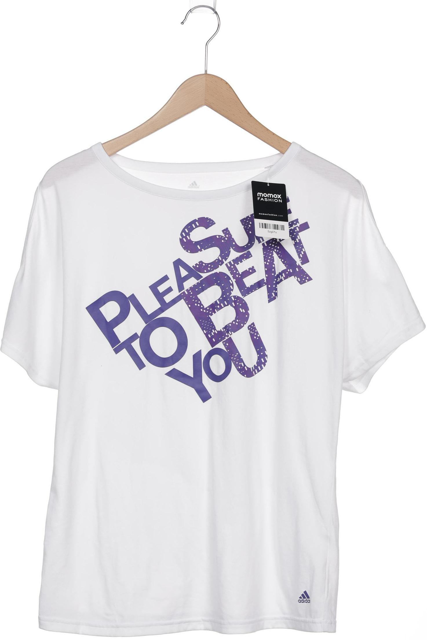 

adidas Damen T-Shirt, weiß, Gr. 42