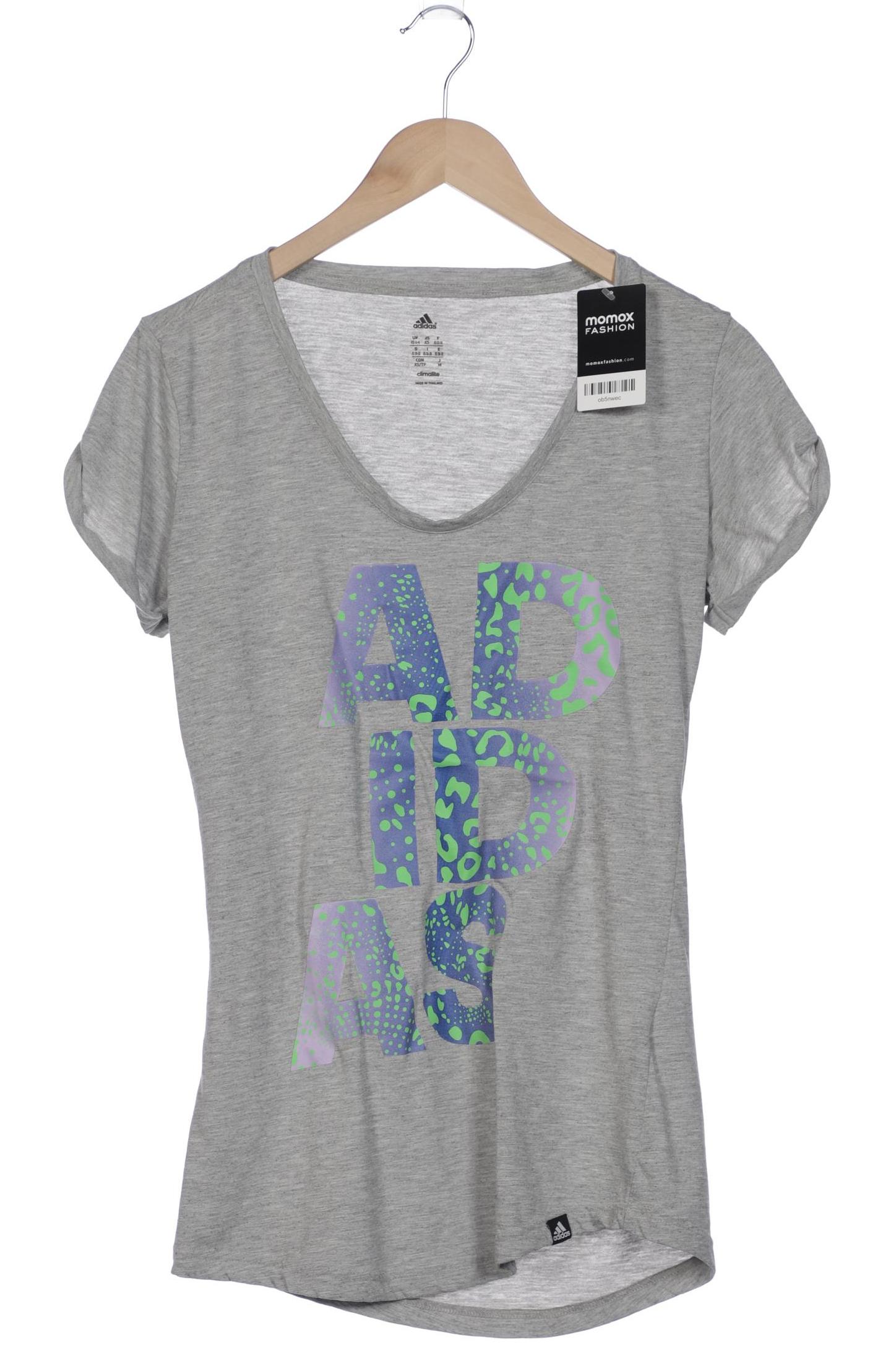 

adidas Damen T-Shirt, grau, Gr. 34
