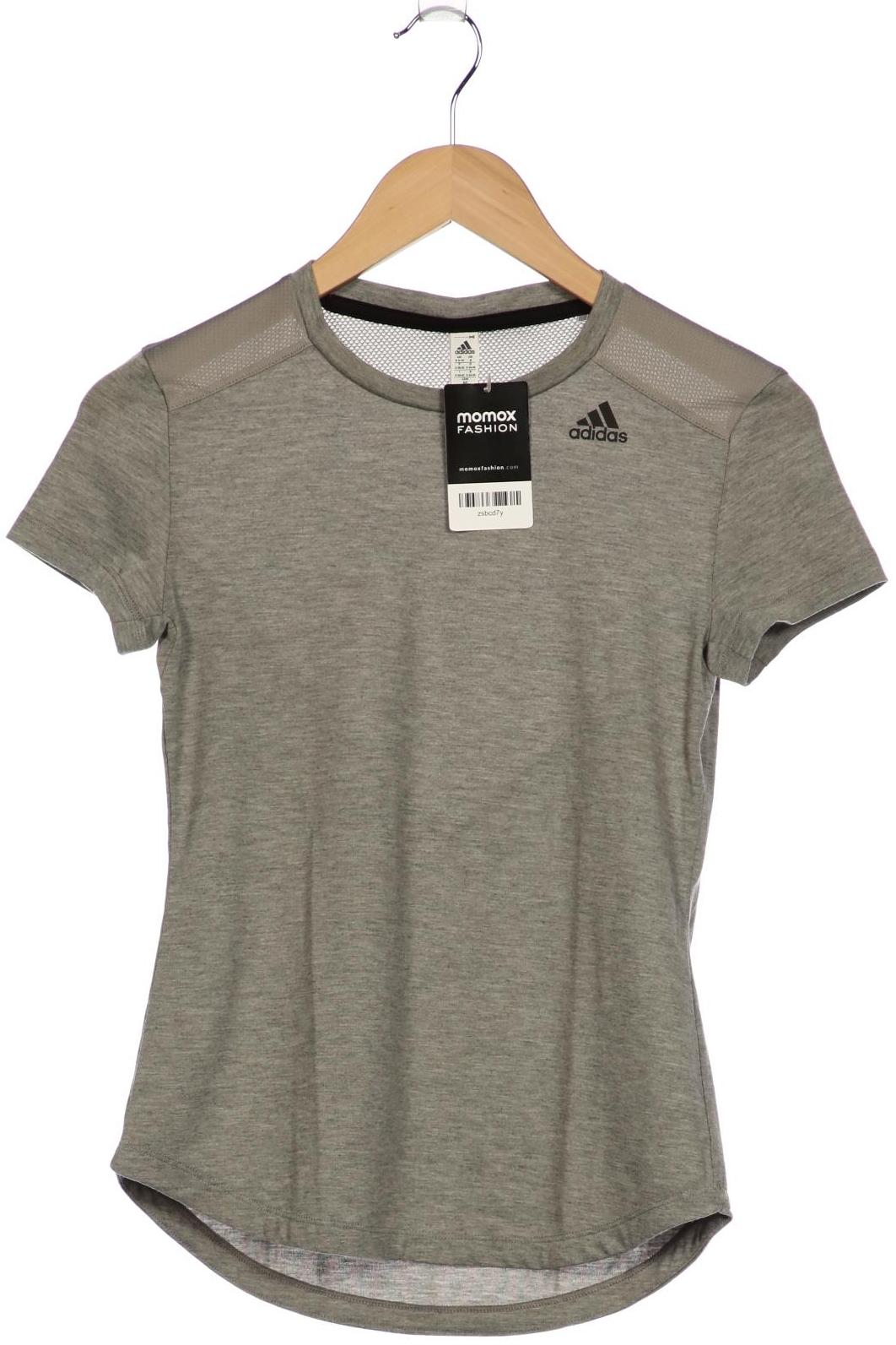 

adidas Damen T-Shirt, grau, Gr. 36