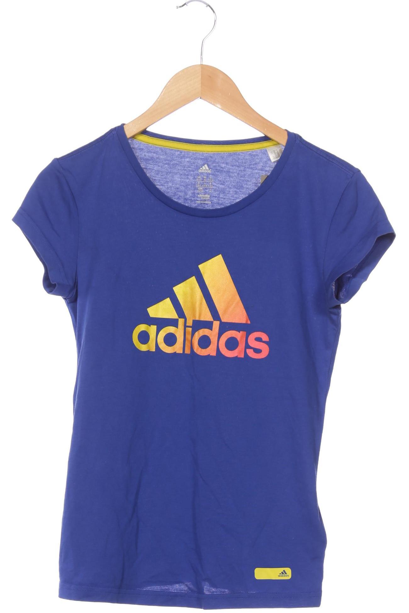 

adidas Damen T-Shirt, blau, Gr. 32