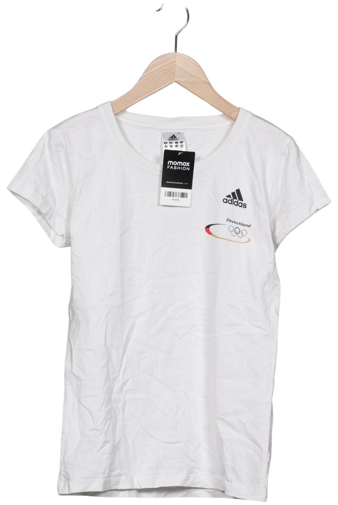 

adidas Damen T-Shirt, weiß, Gr. 38