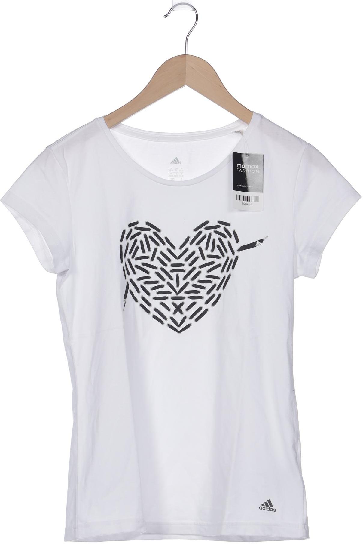 

adidas Damen T-Shirt, weiß, Gr. 36