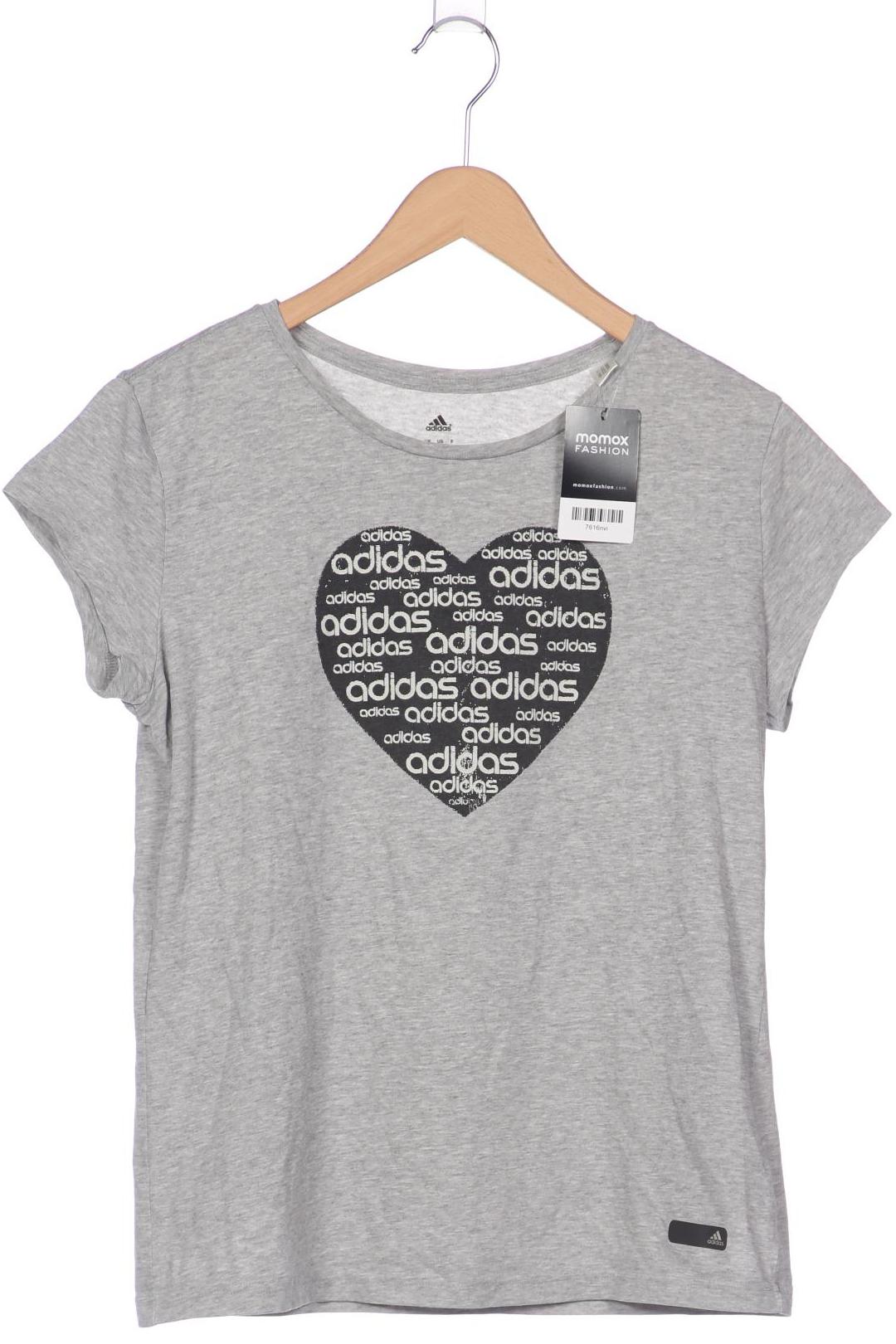 

adidas Damen T-Shirt, grau, Gr. 42