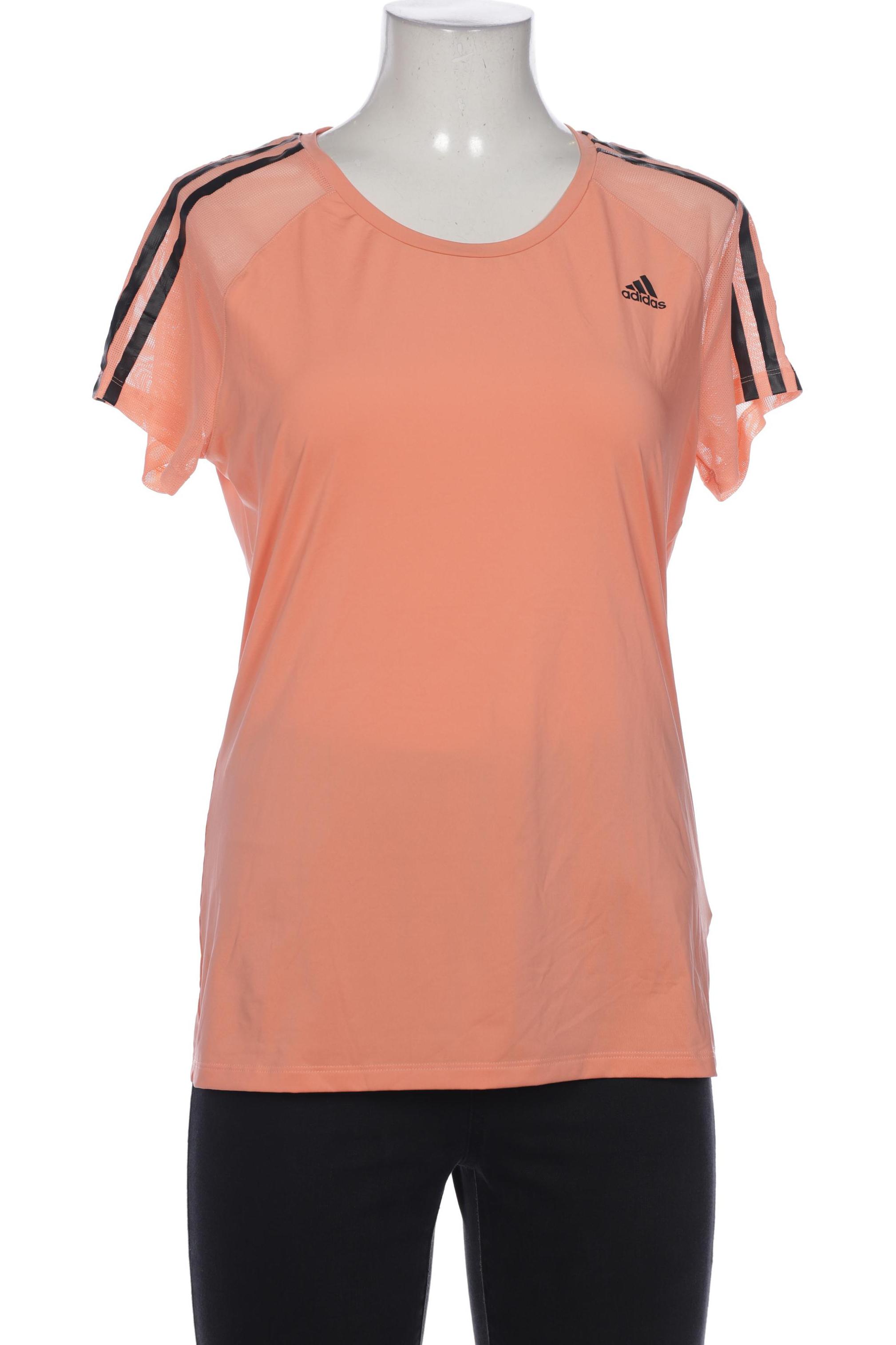 

adidas Damen T-Shirt, orange, Gr. 42