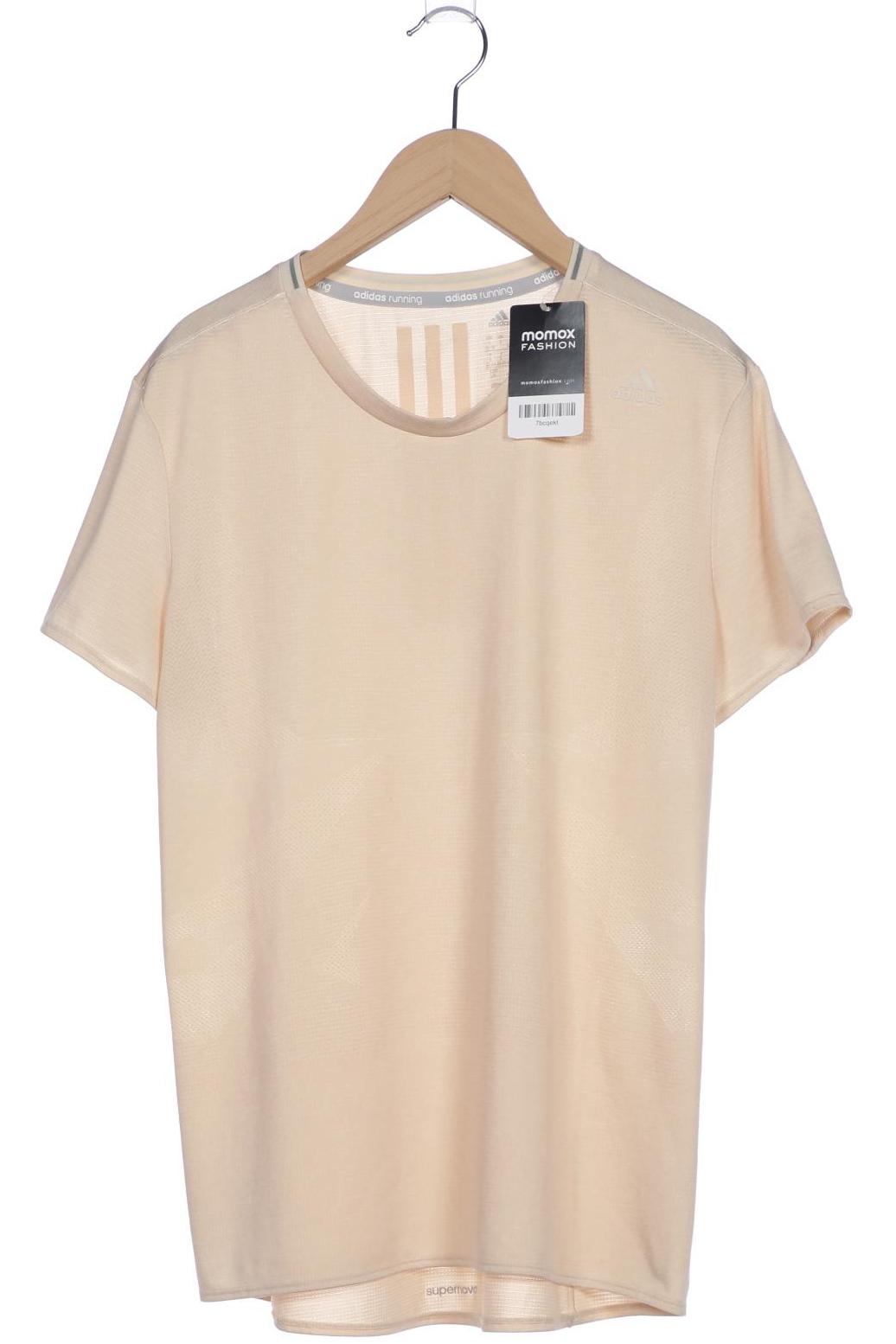 

adidas Damen T-Shirt, beige, Gr. 42