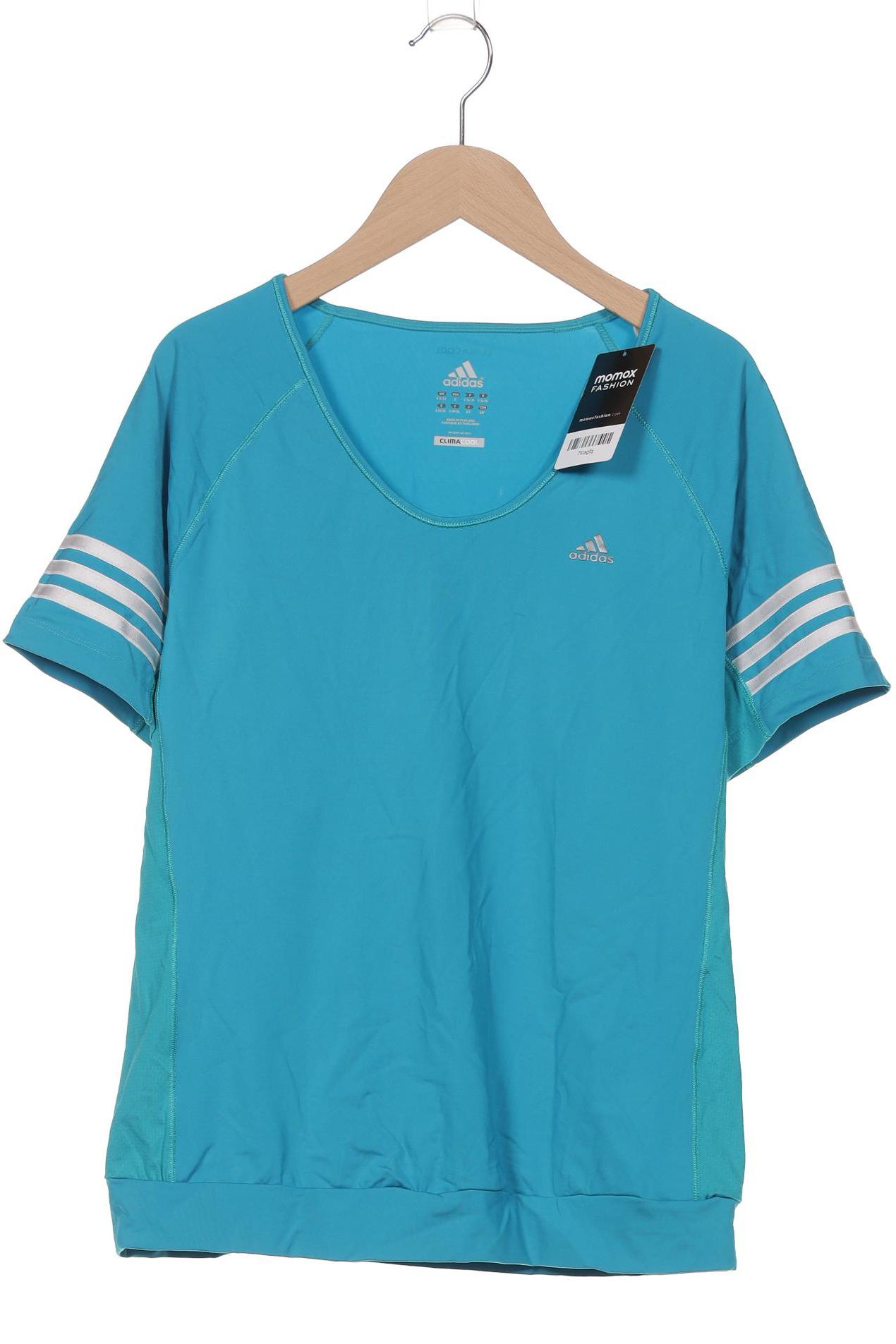 

adidas Damen T-Shirt, blau, Gr. 36