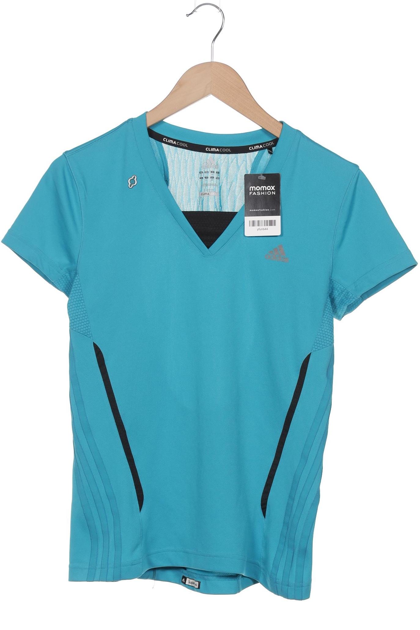 

adidas Damen T-Shirt, blau, Gr. 42