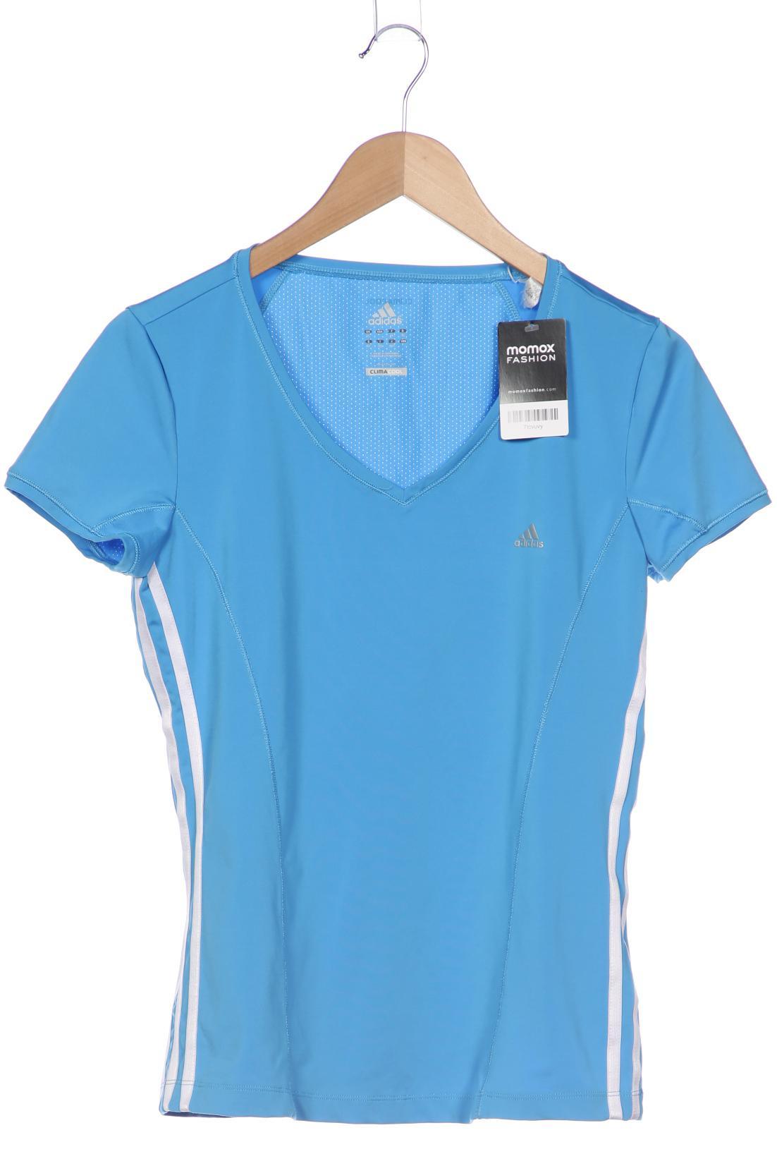 

adidas Damen T-Shirt, blau, Gr. 42