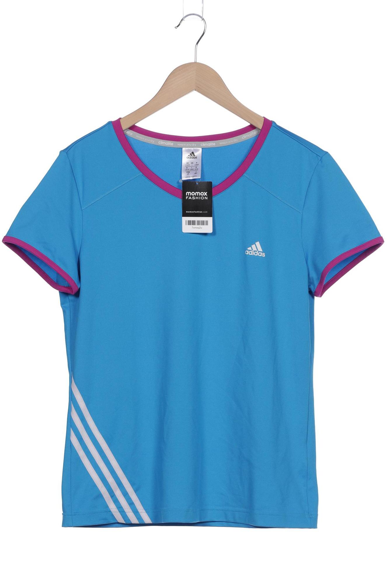 

adidas Damen T-Shirt, blau, Gr. 42