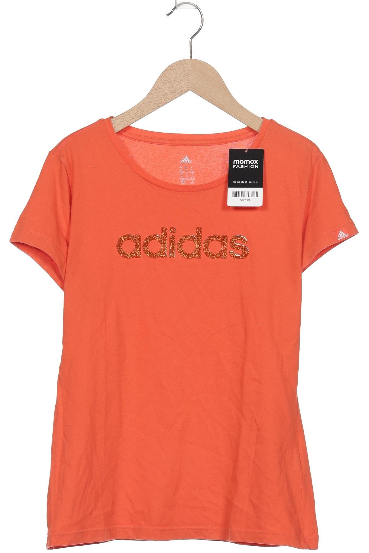 

adidas Damen T-Shirt, orange, Gr. 38