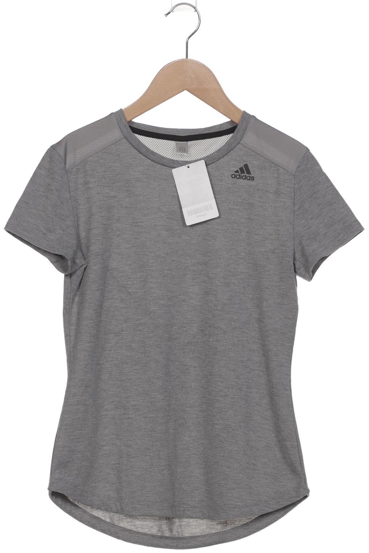 

adidas Damen T-Shirt, grau, Gr. 34