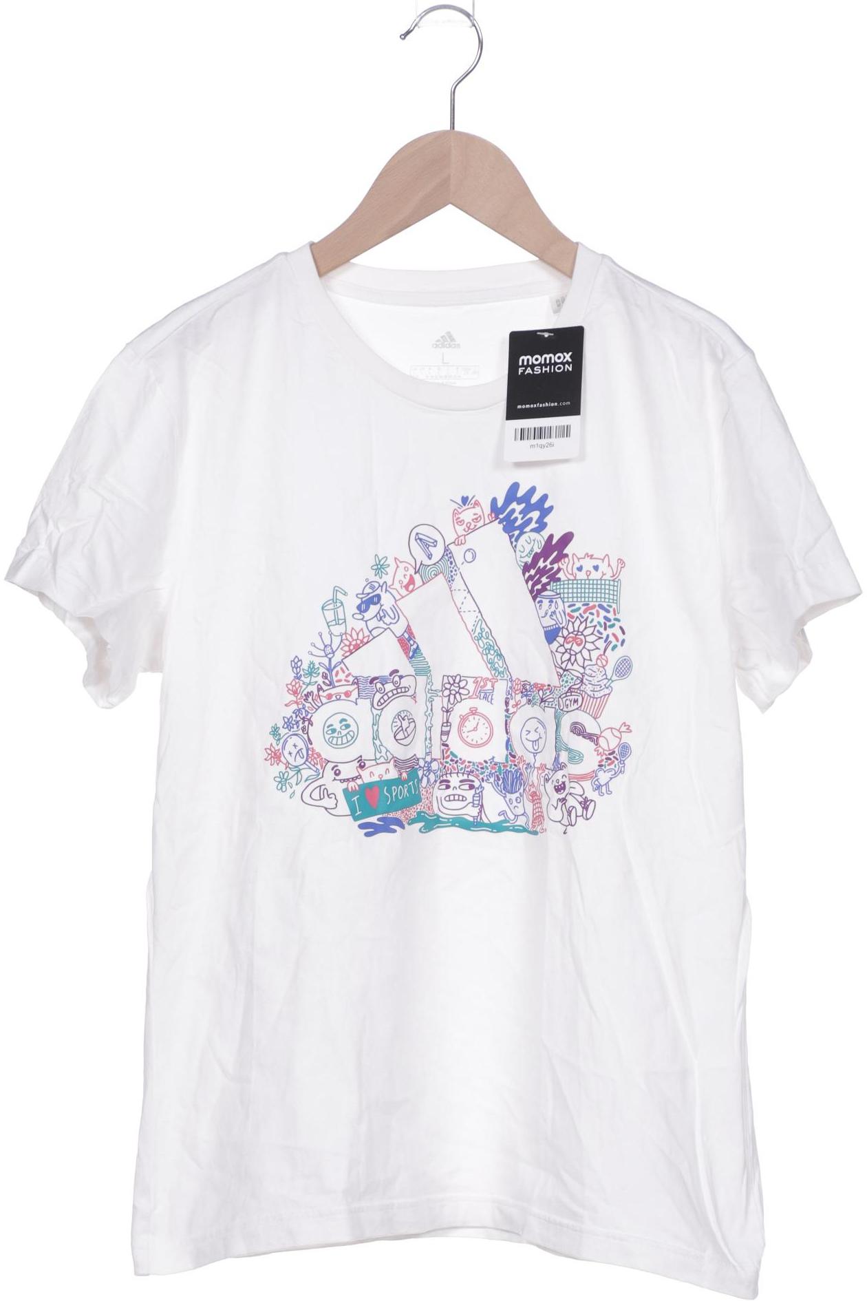 

adidas Damen T-Shirt, weiß, Gr. 42