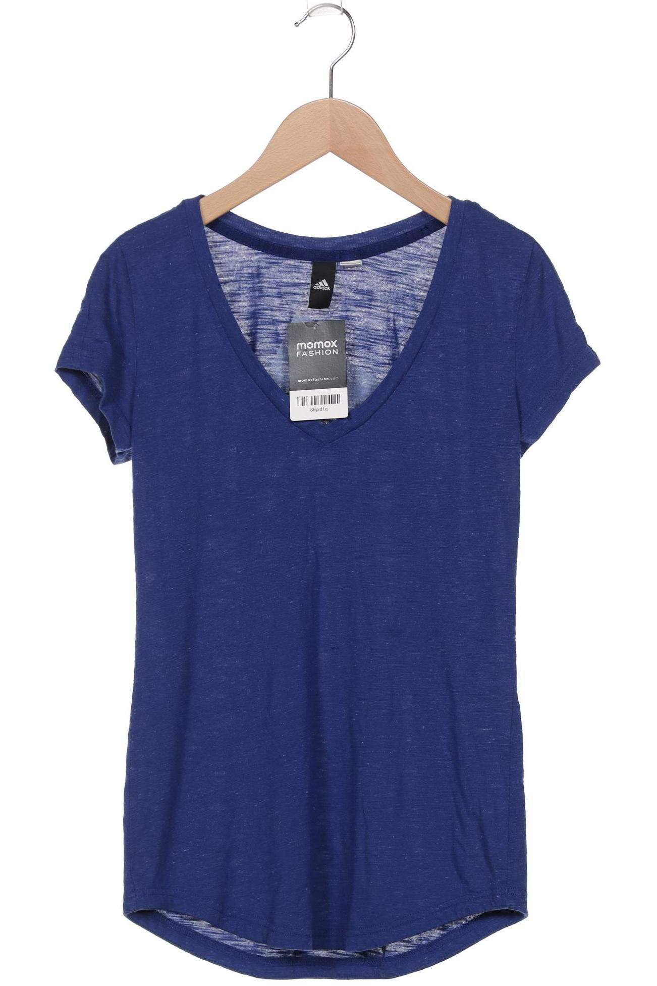 

adidas Damen T-Shirt, blau, Gr. 34