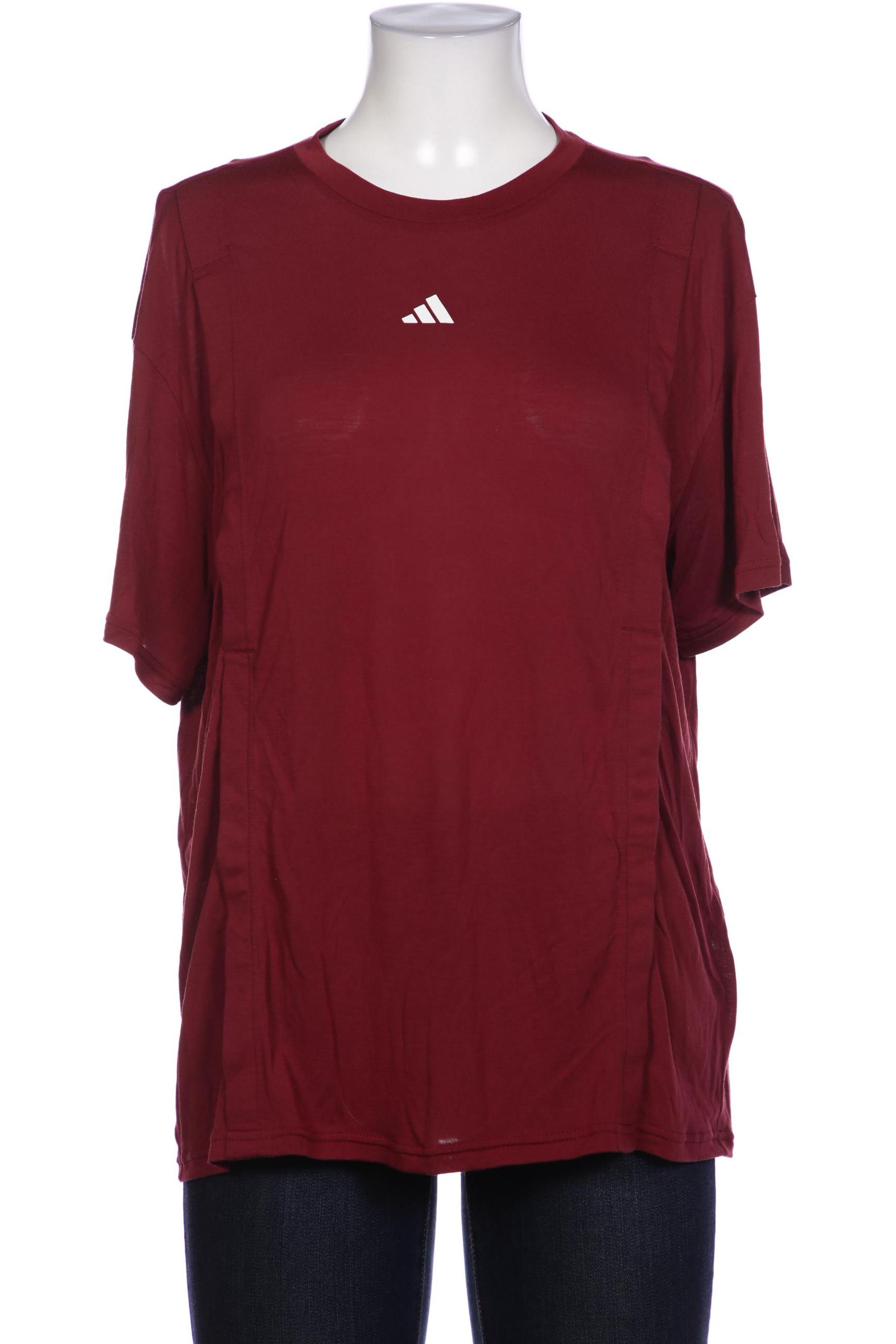 

adidas Damen T-Shirt, bordeaux, Gr. 36