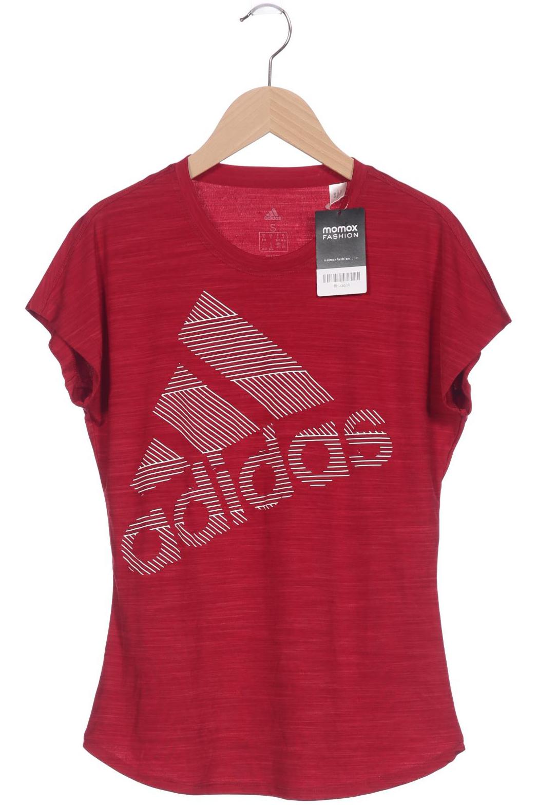 

adidas Damen T-Shirt, bordeaux, Gr. 36