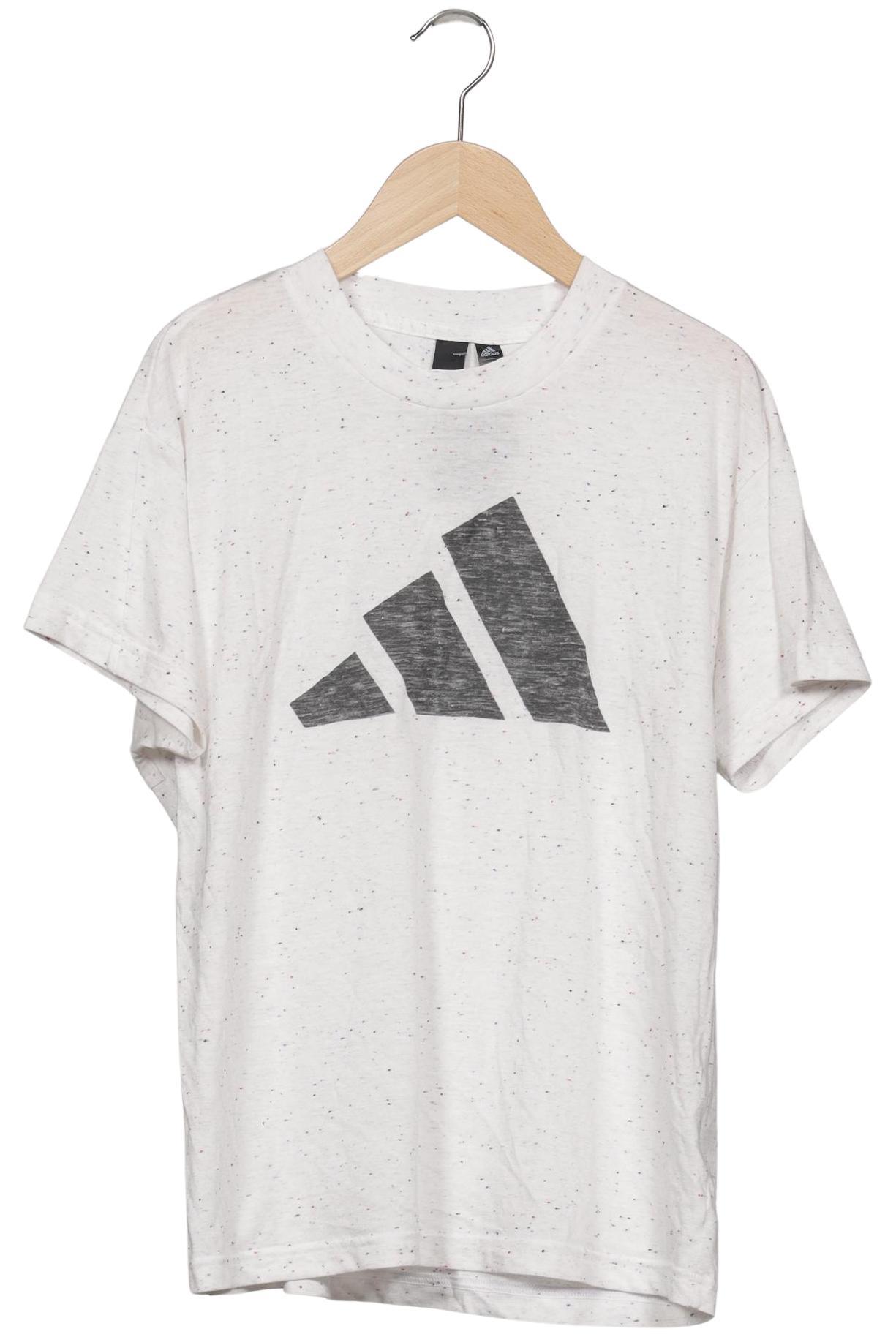 

adidas Damen T-Shirt, weiß, Gr. 38