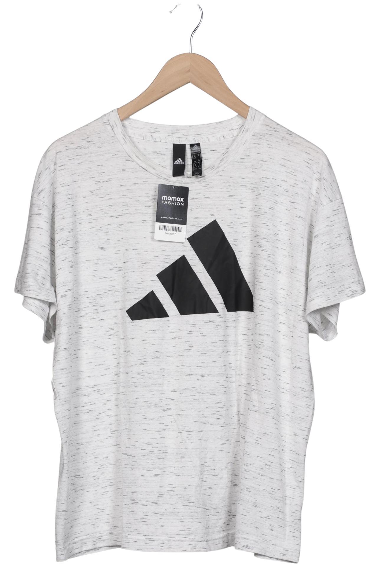 

adidas Damen T-Shirt, weiß, Gr. 46