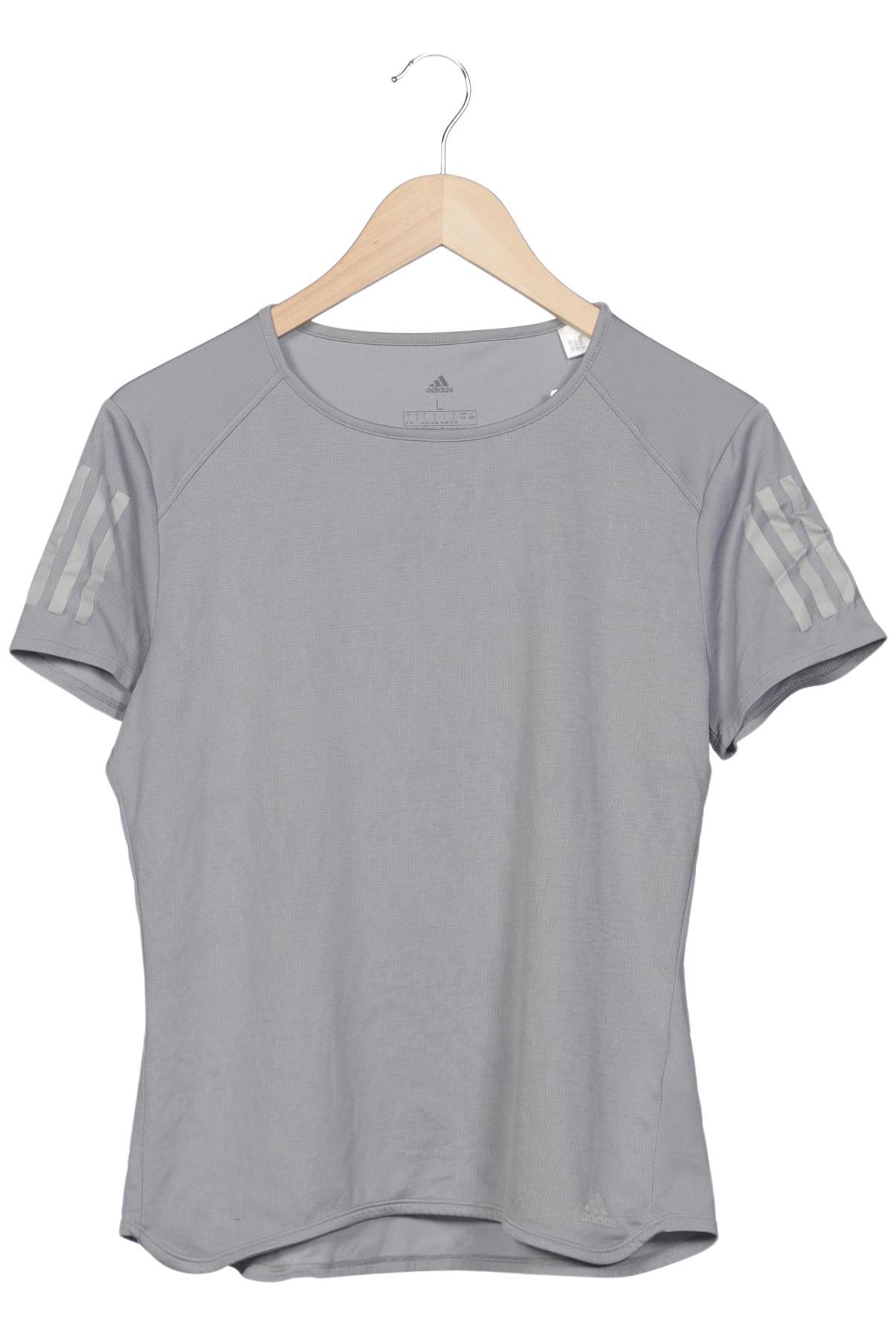 

adidas Damen T-Shirt, grau, Gr. 42