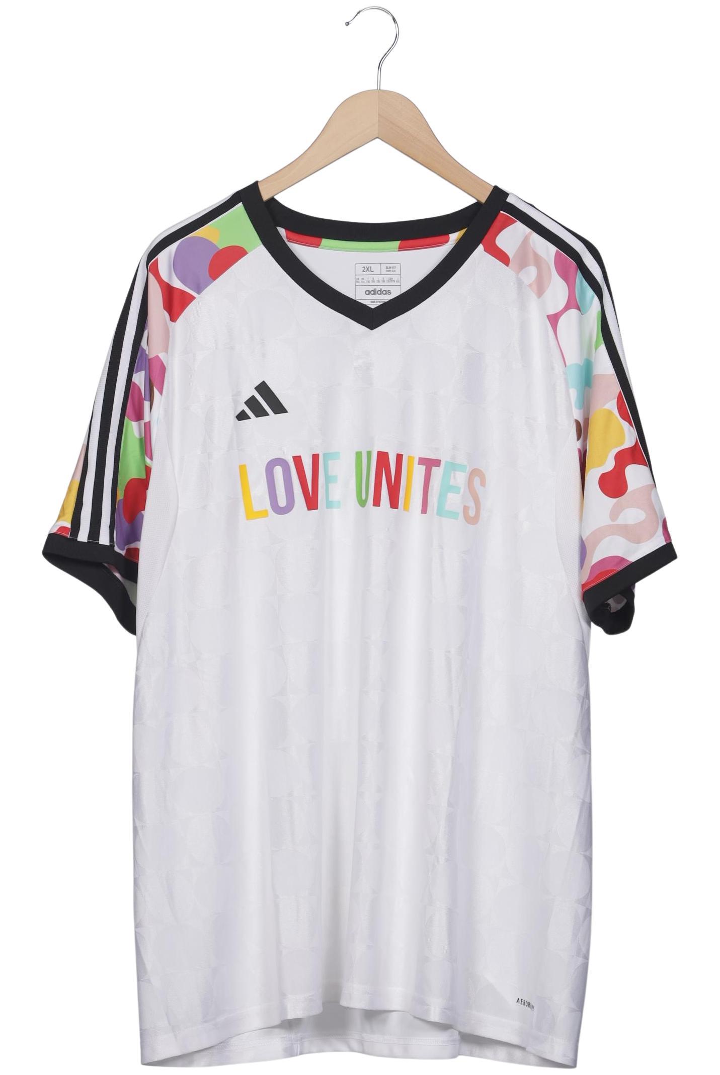 

adidas Damen T-Shirt, weiß, Gr. 46