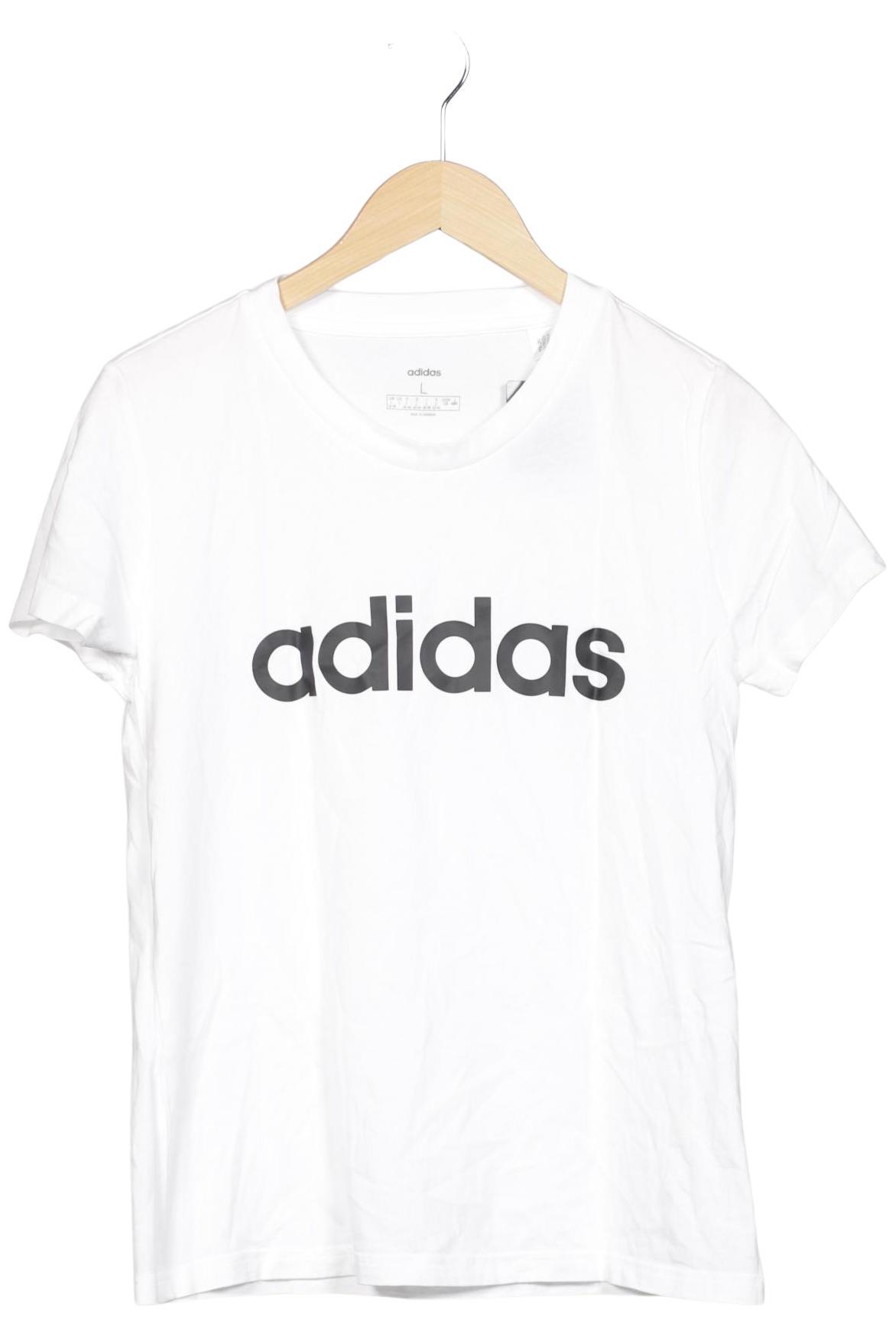 

adidas Damen T-Shirt, weiß, Gr. 42