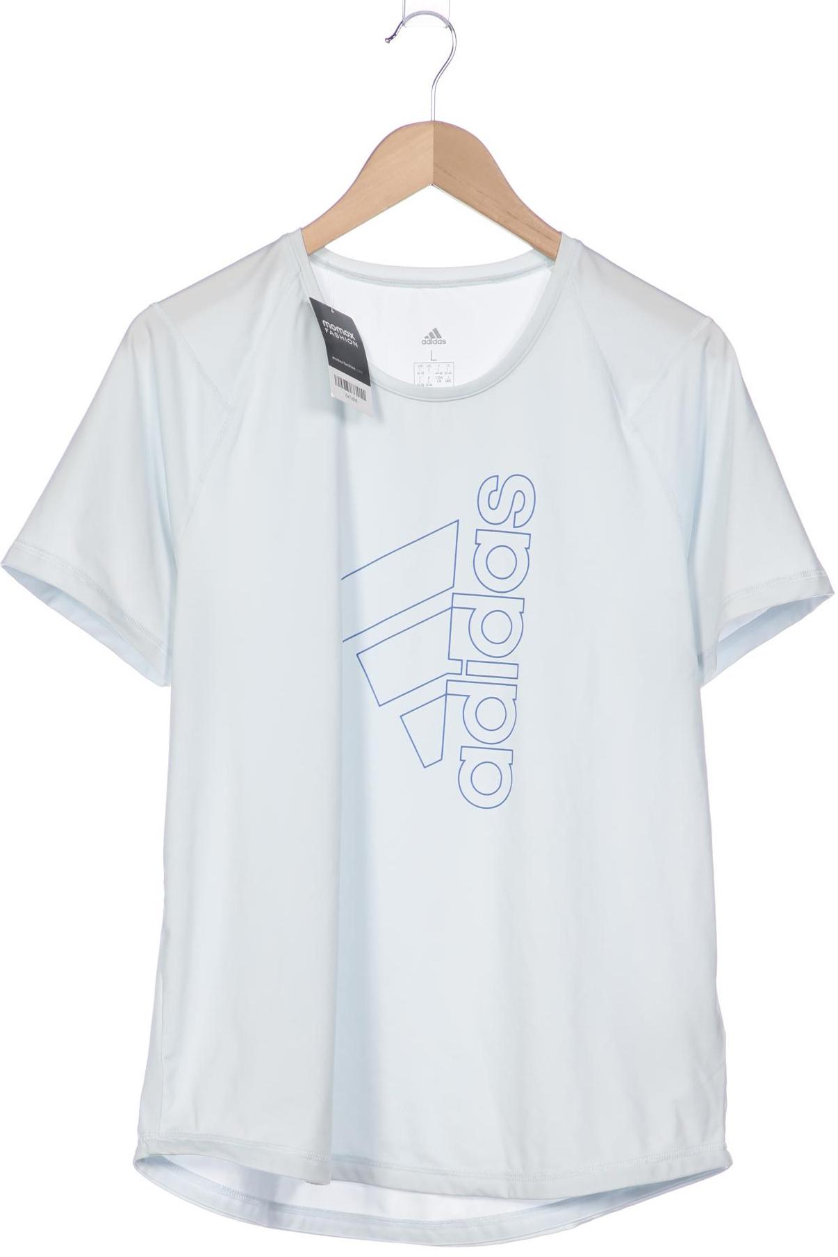 

adidas Damen T-Shirt, hellblau, Gr. 42