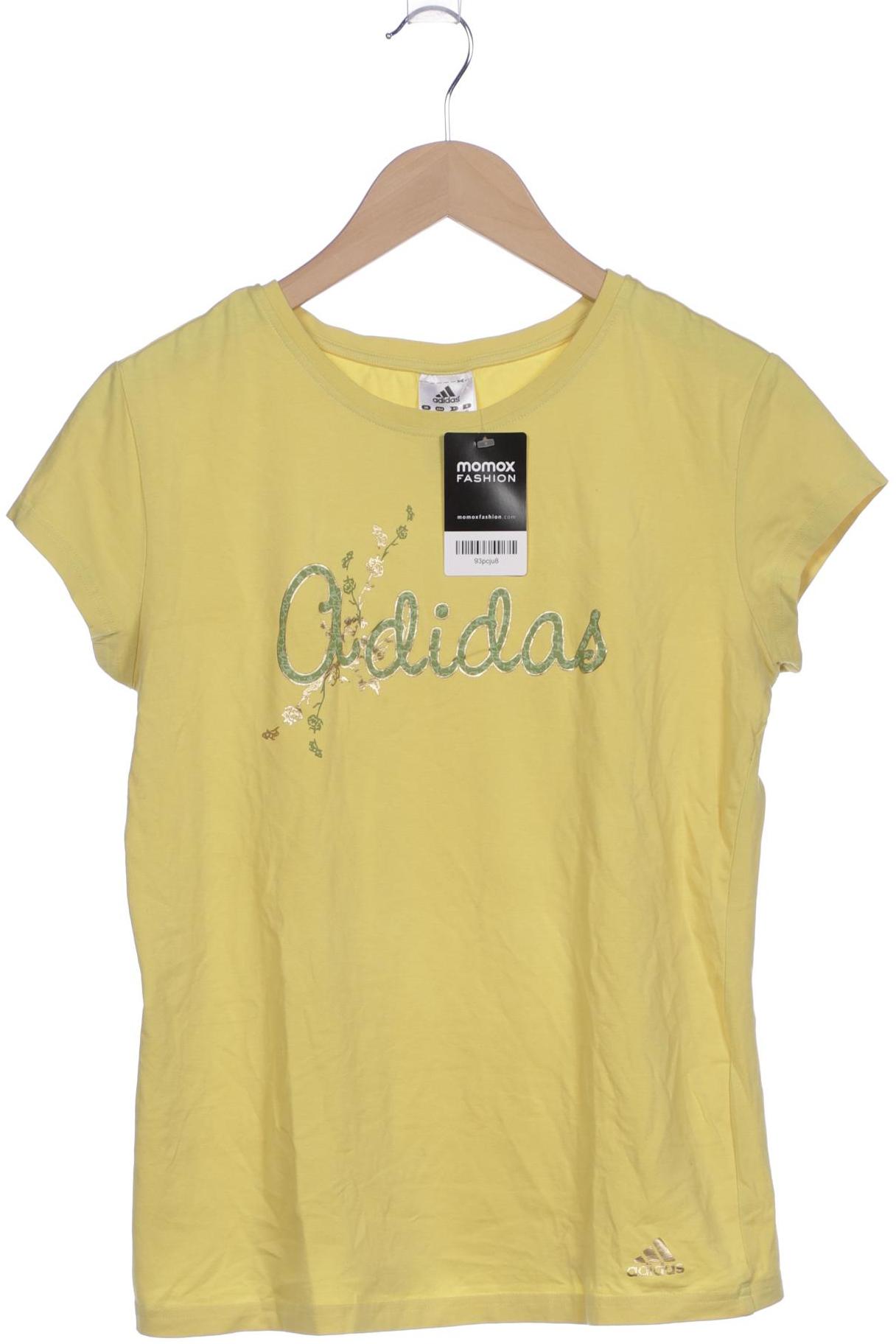 

adidas Damen T-Shirt, gelb, Gr. 42