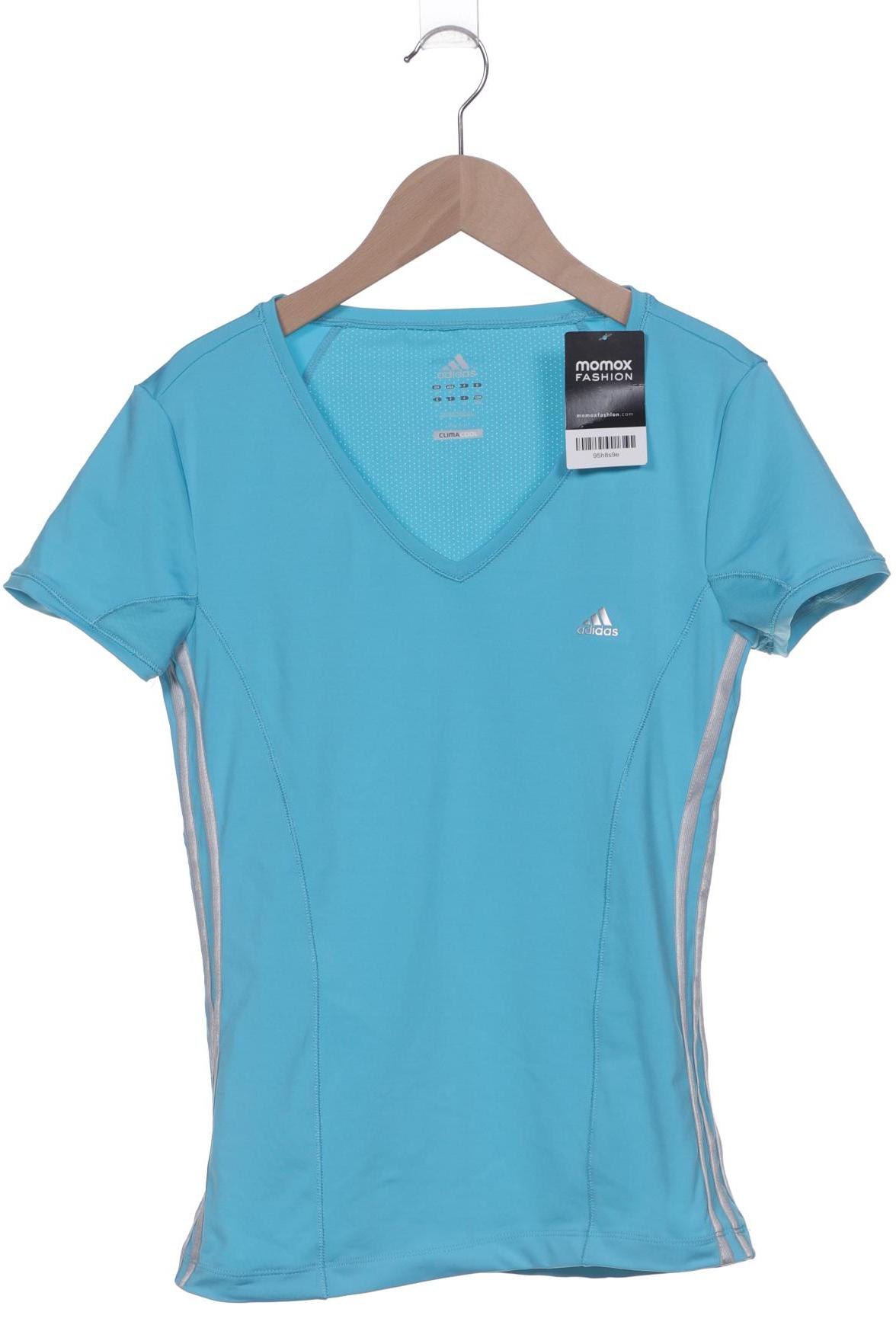 

adidas Damen T-Shirt, blau, Gr. 40