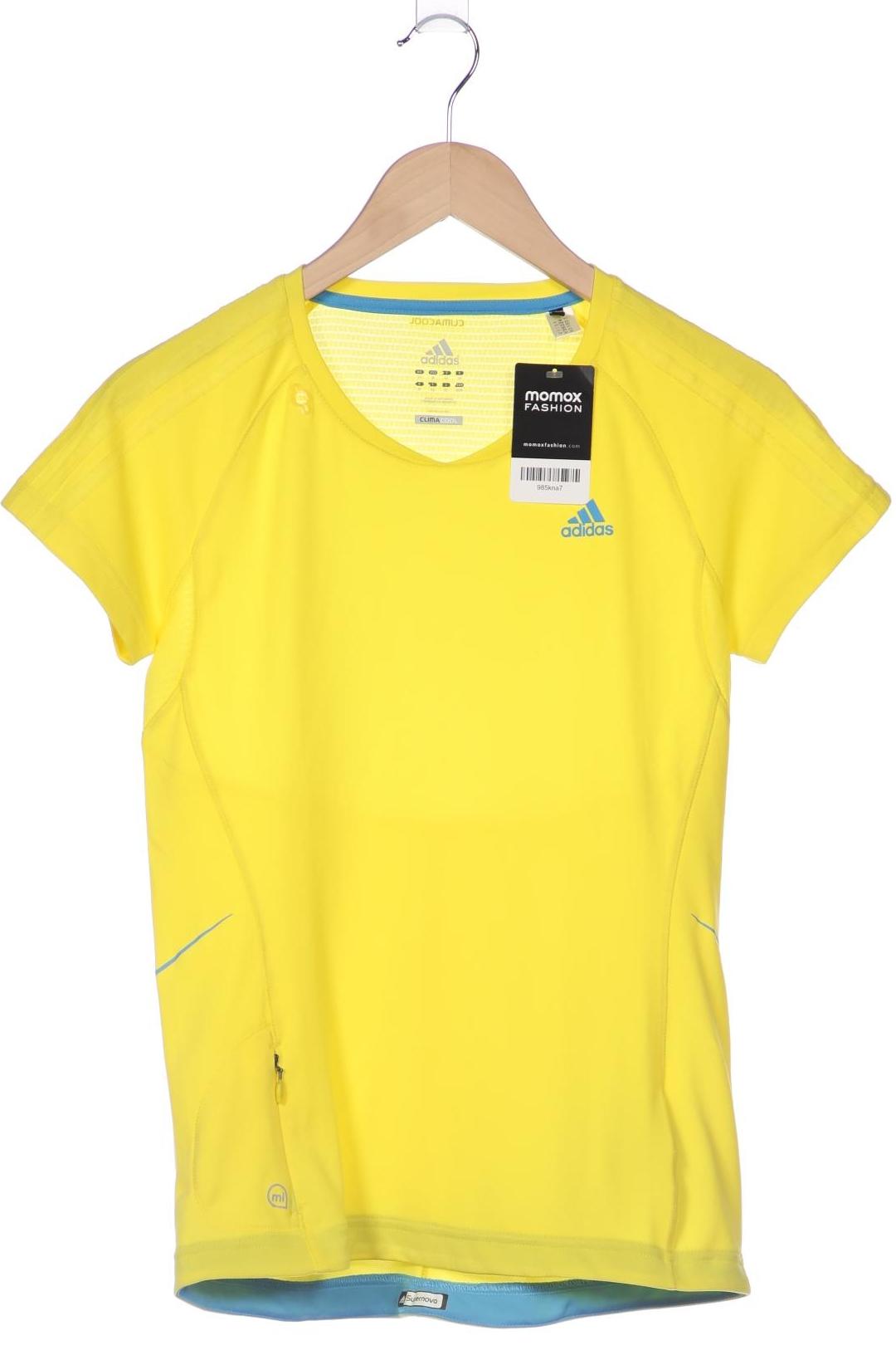 

adidas Damen T-Shirt, gelb, Gr. 40