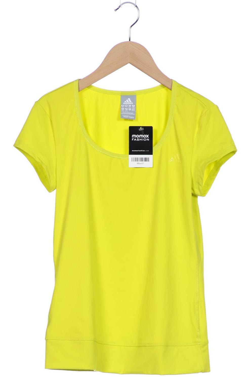 

adidas Damen T-Shirt, gelb, Gr. 34