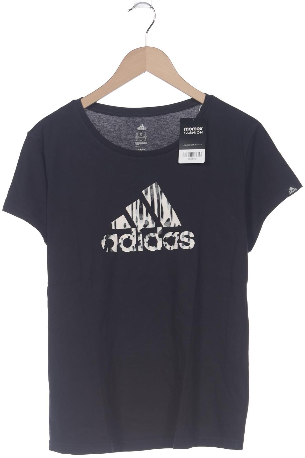 

adidas Damen T-Shirt, schwarz, Gr. 44