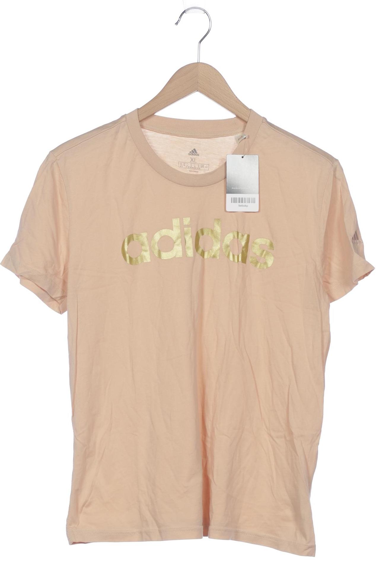 

adidas Damen T-Shirt, beige, Gr. 44