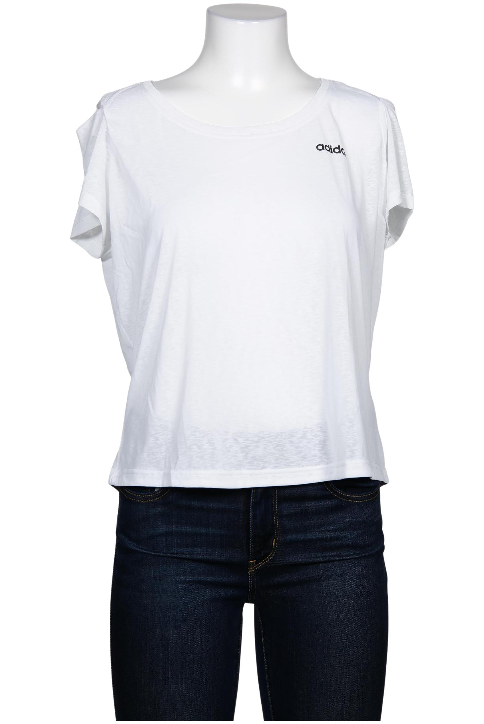 

adidas Damen T-Shirt, weiß, Gr. 42