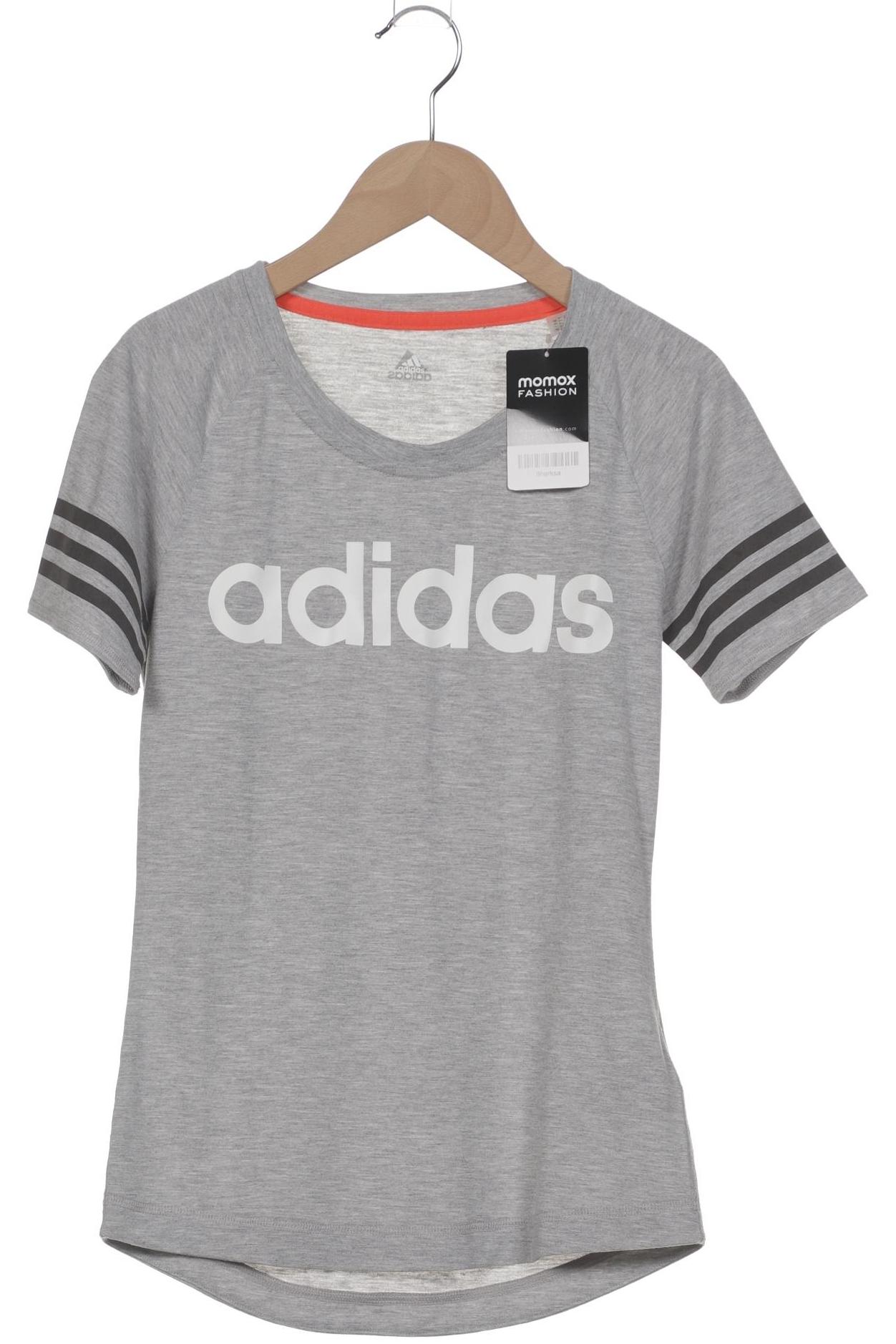 

adidas Damen T-Shirt, grau, Gr. 34