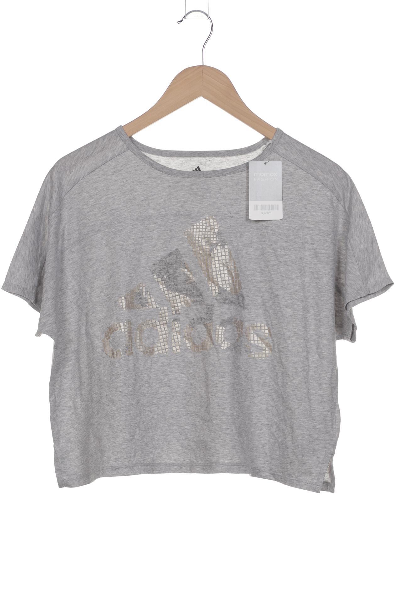 

adidas Damen T-Shirt, grau, Gr. 42