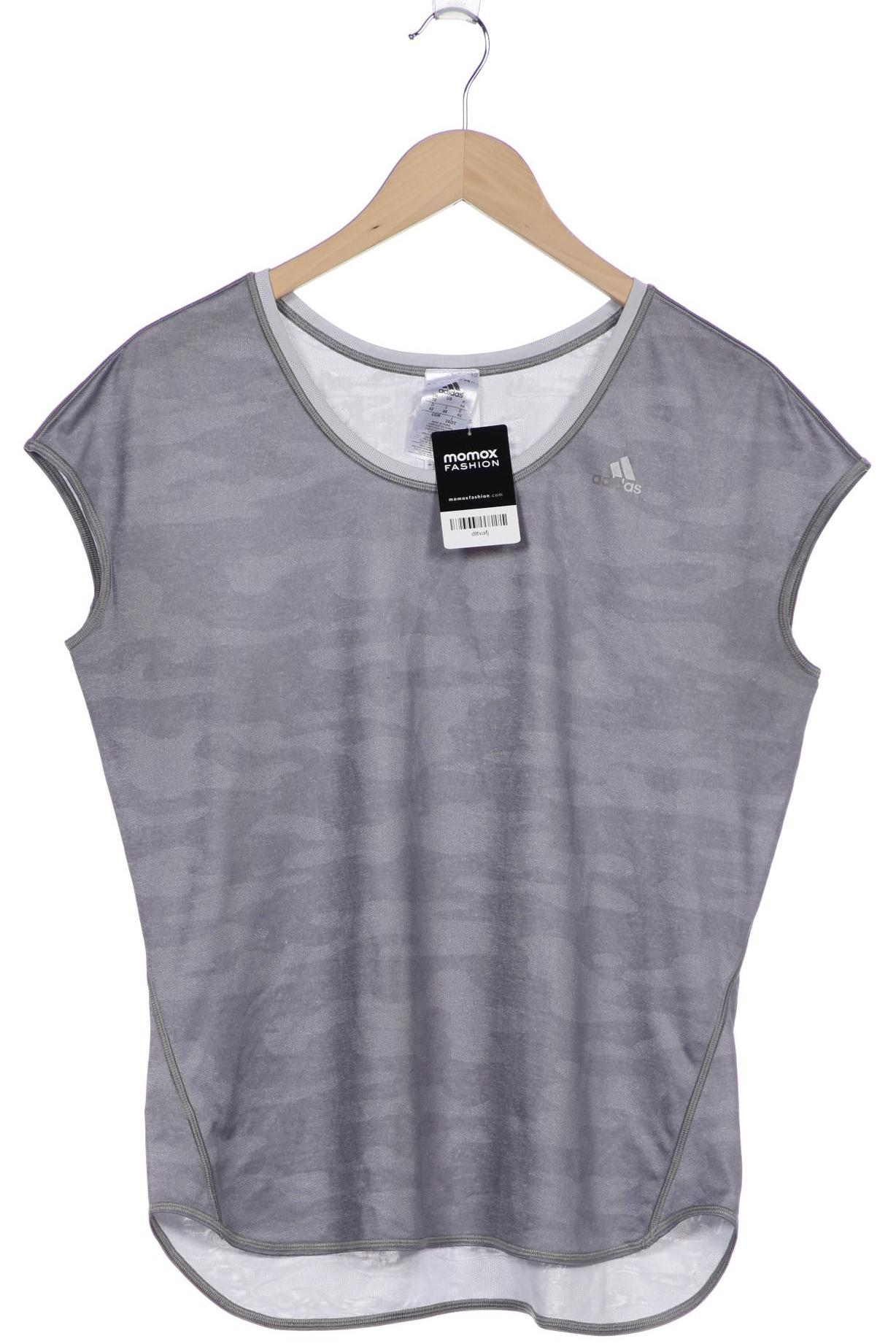 

adidas Damen T-Shirt, grau, Gr. 42