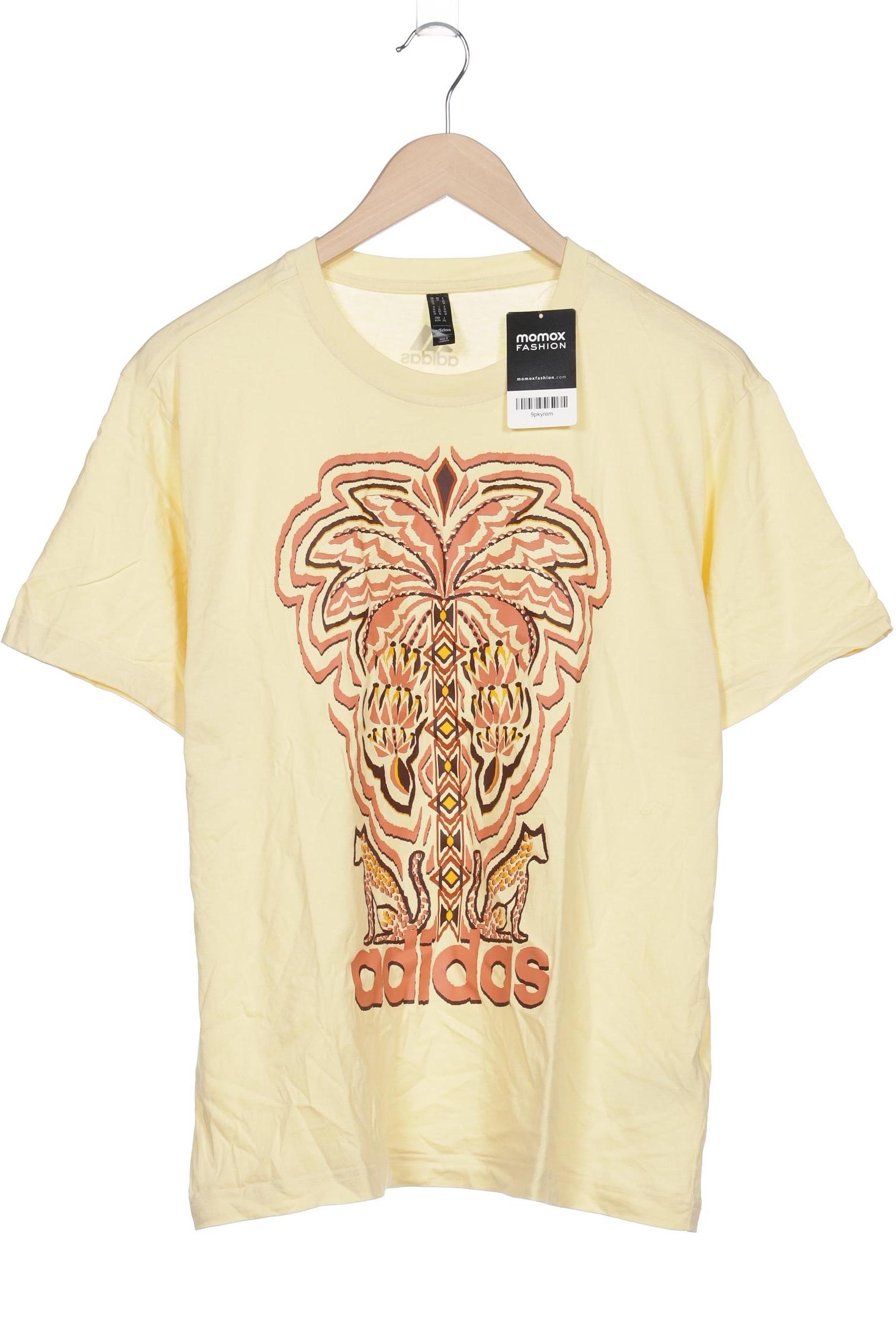 

adidas Damen T-Shirt, gelb, Gr. 44