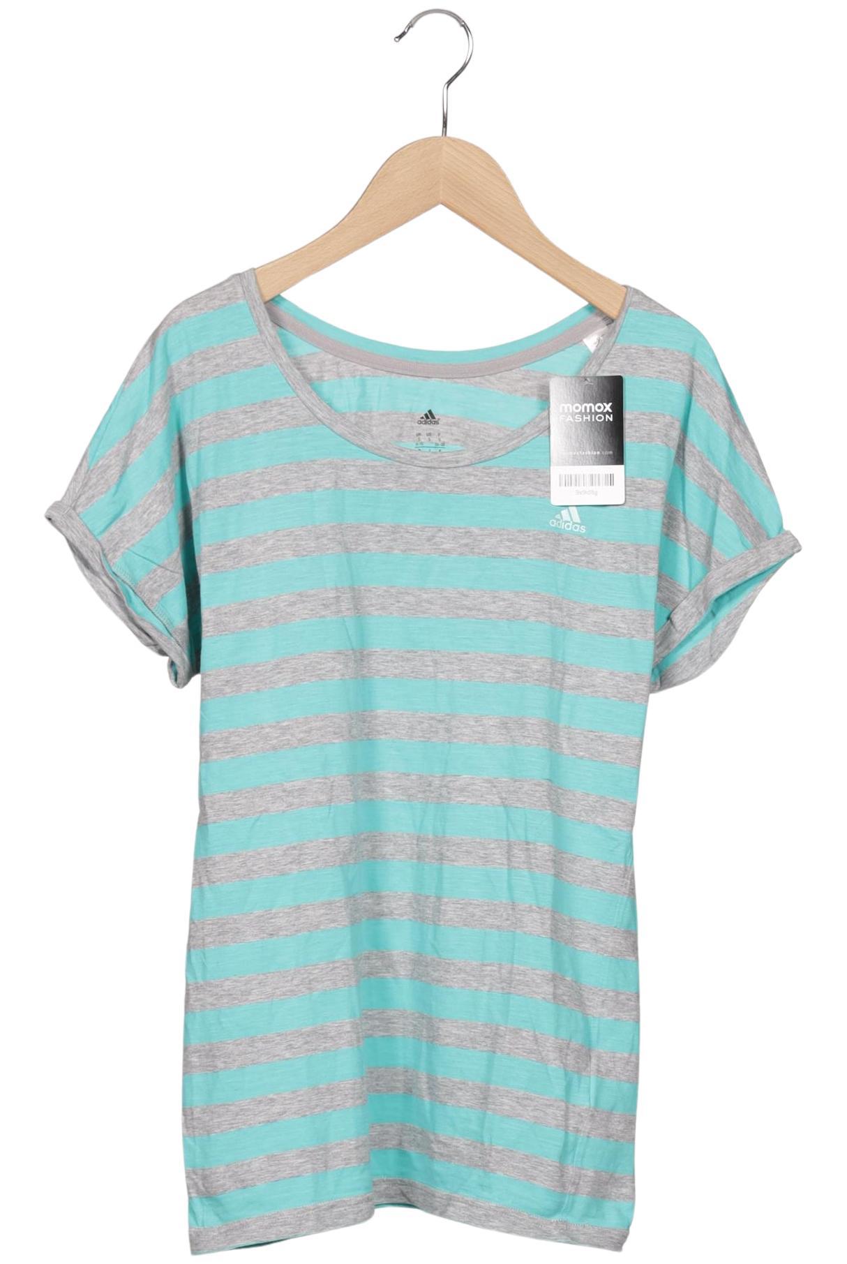 

adidas Damen T-Shirt, blau, Gr. 36