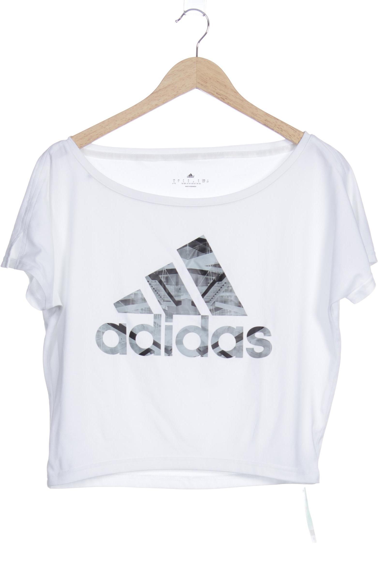 

adidas Damen T-Shirt, weiß, Gr.