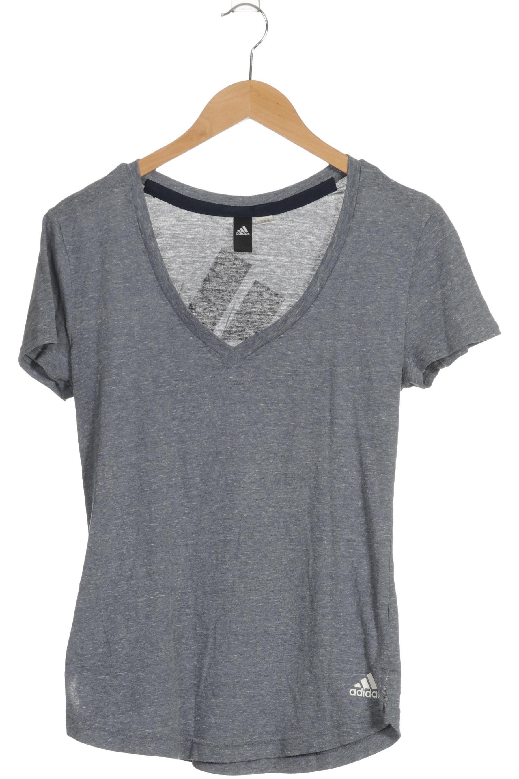 

adidas Damen T-Shirt, grau, Gr.