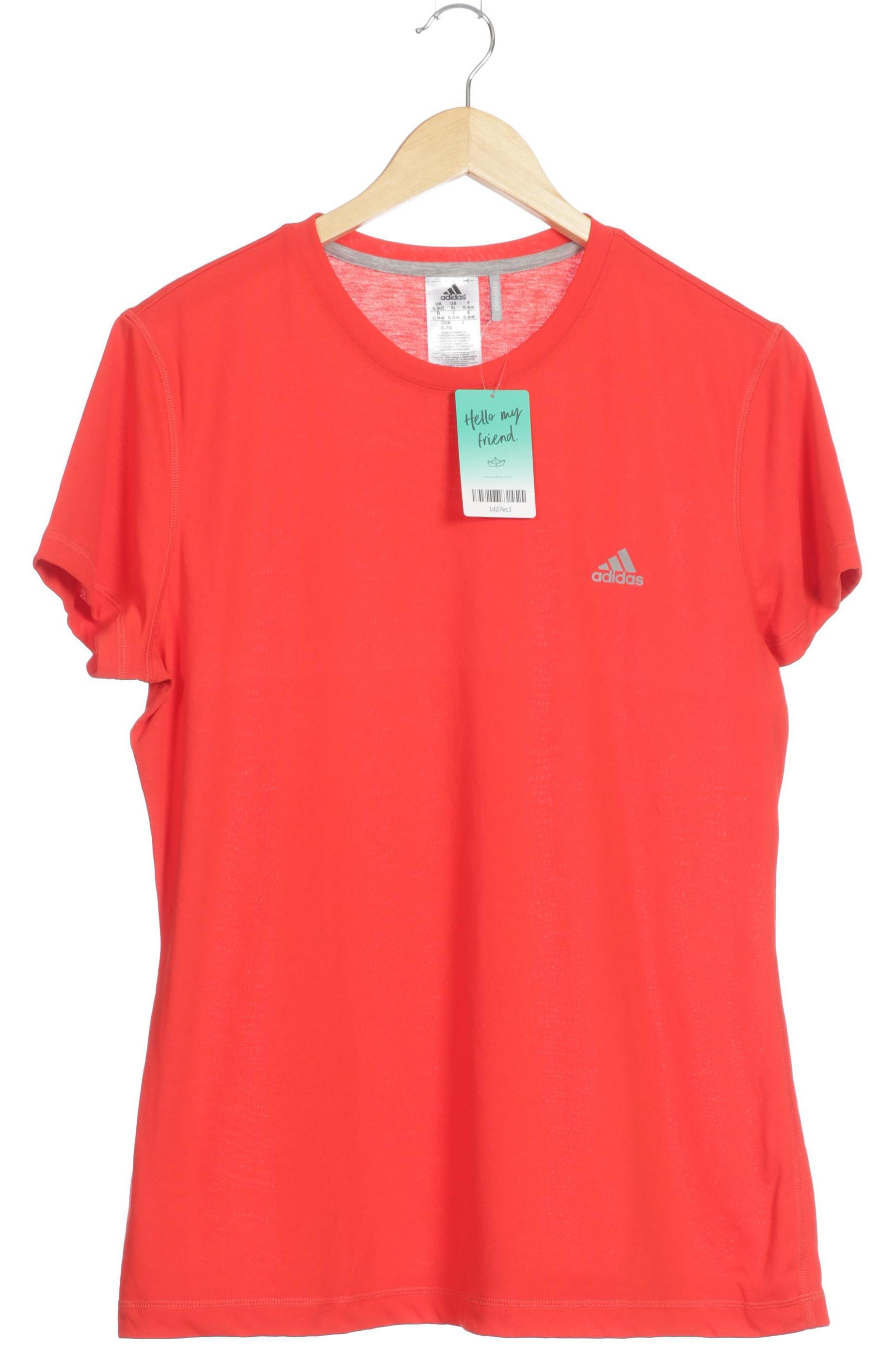 

adidas Damen T-Shirt, rot, Gr.