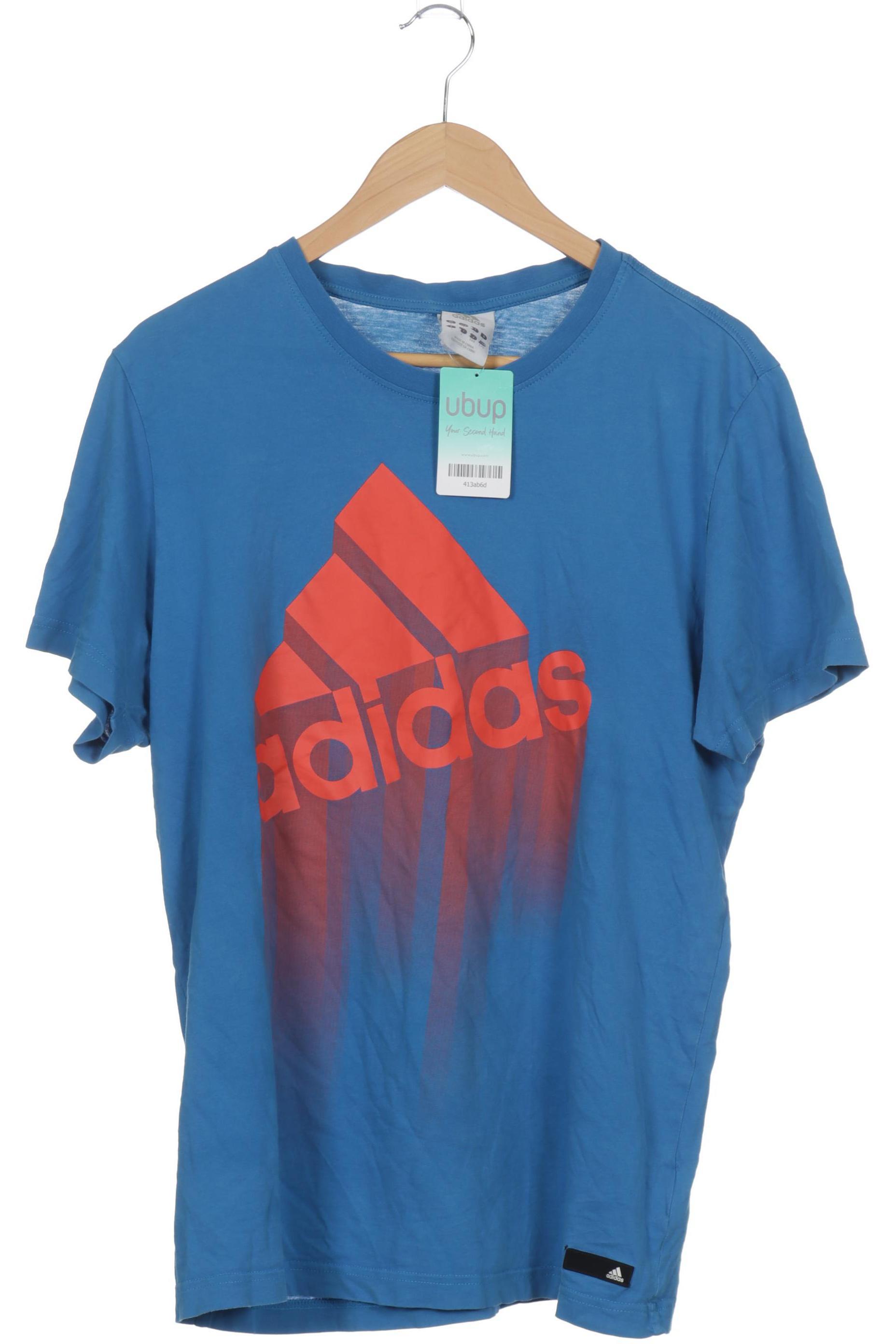 

adidas Damen T-Shirt, blau, Gr.