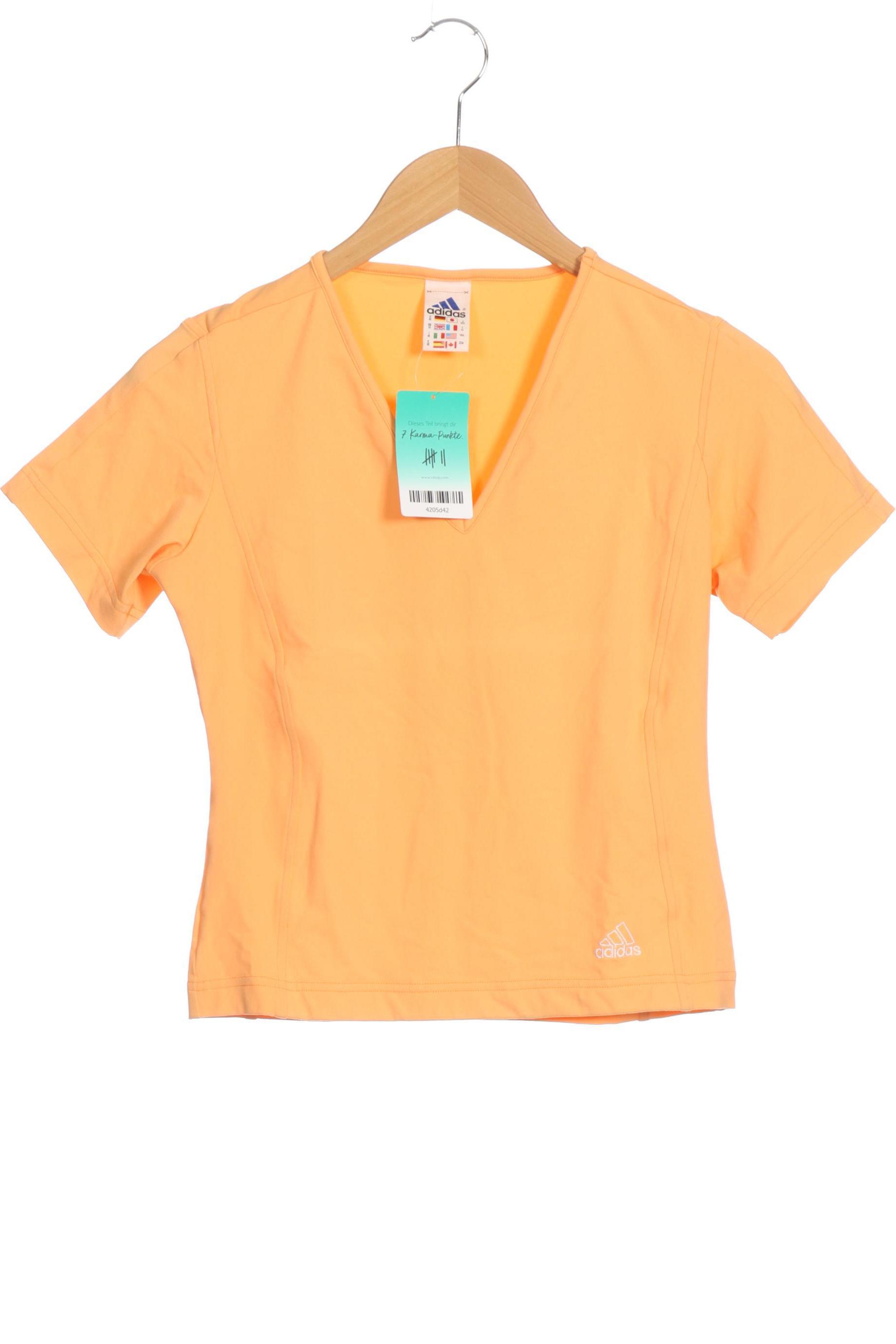 

adidas Damen T-Shirt, orange, Gr. 40