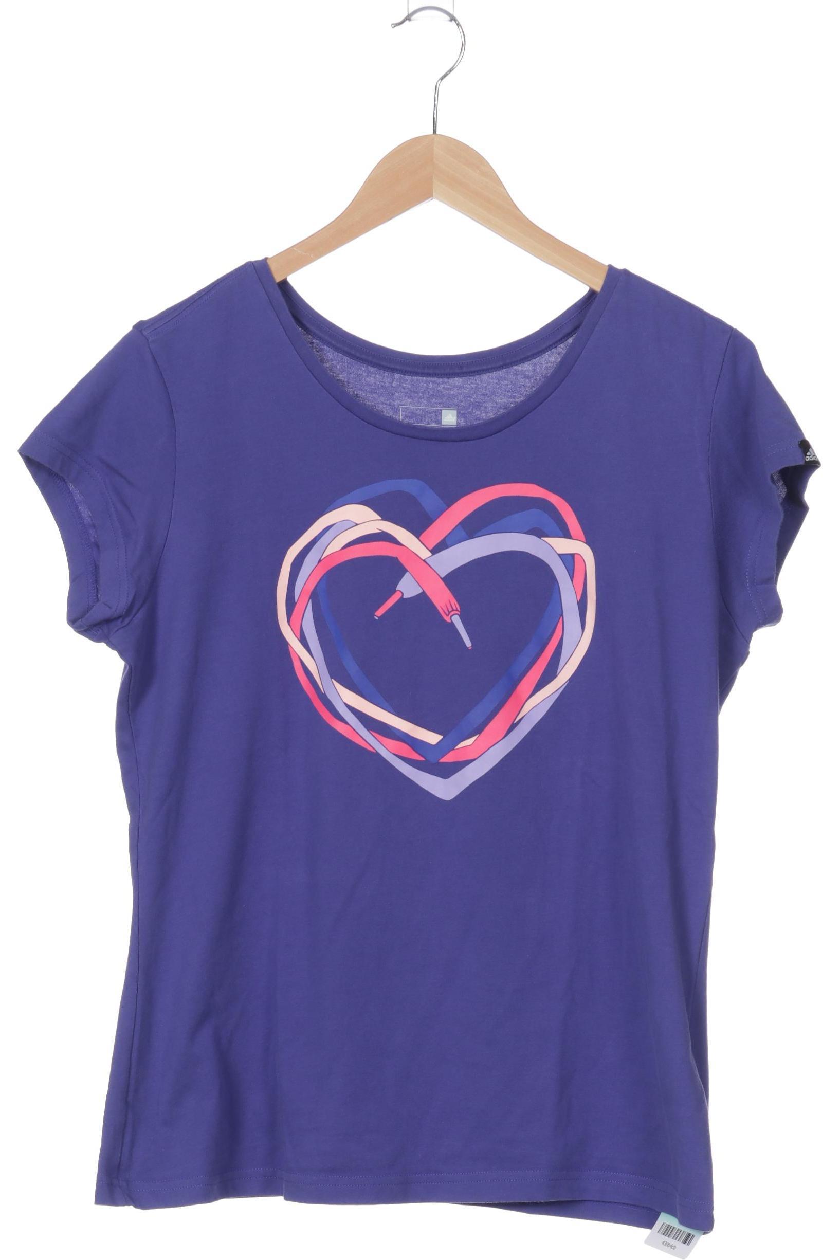 

adidas Damen T-Shirt, lila, Gr. 42