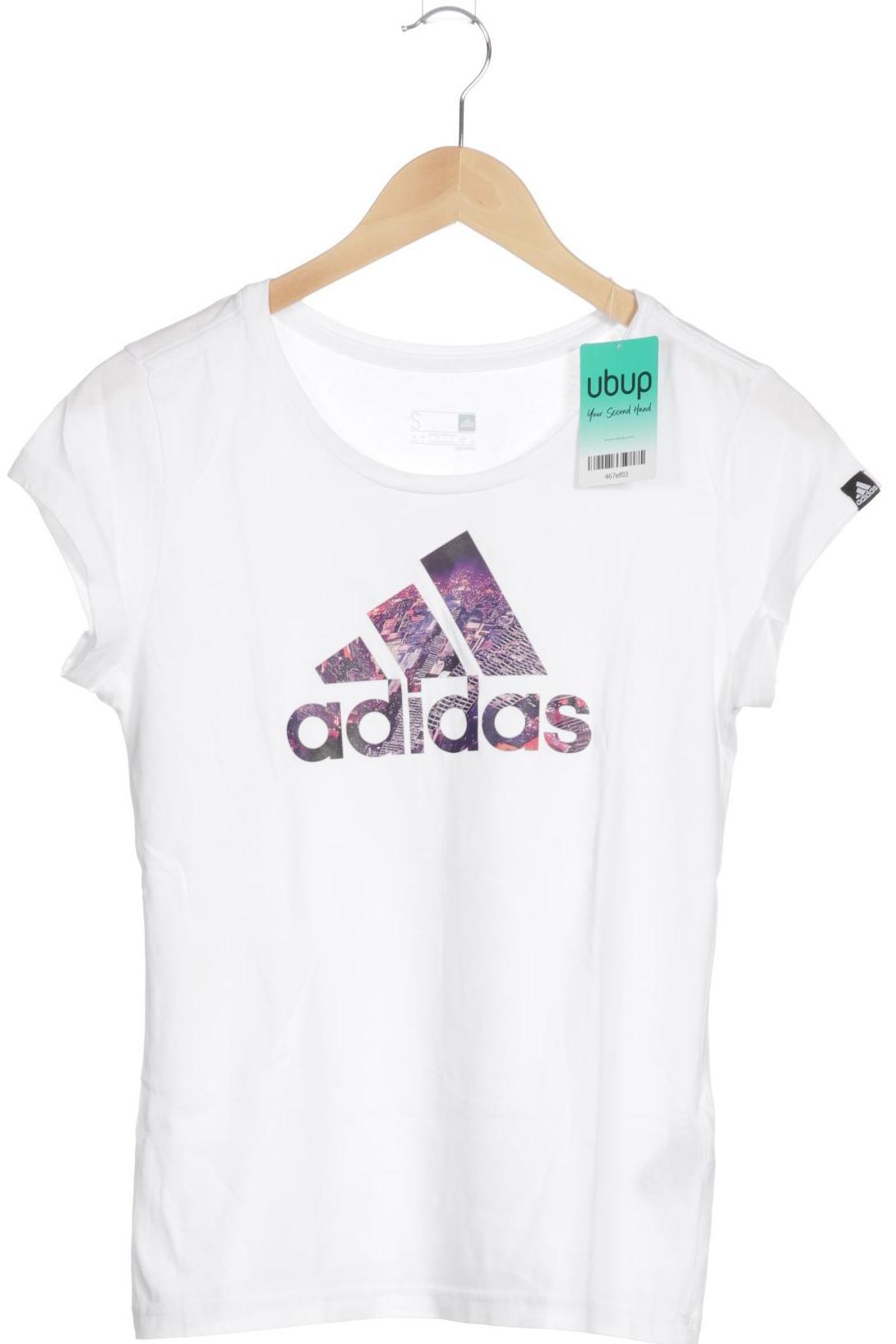 

adidas Damen T-Shirt, weiß, Gr.