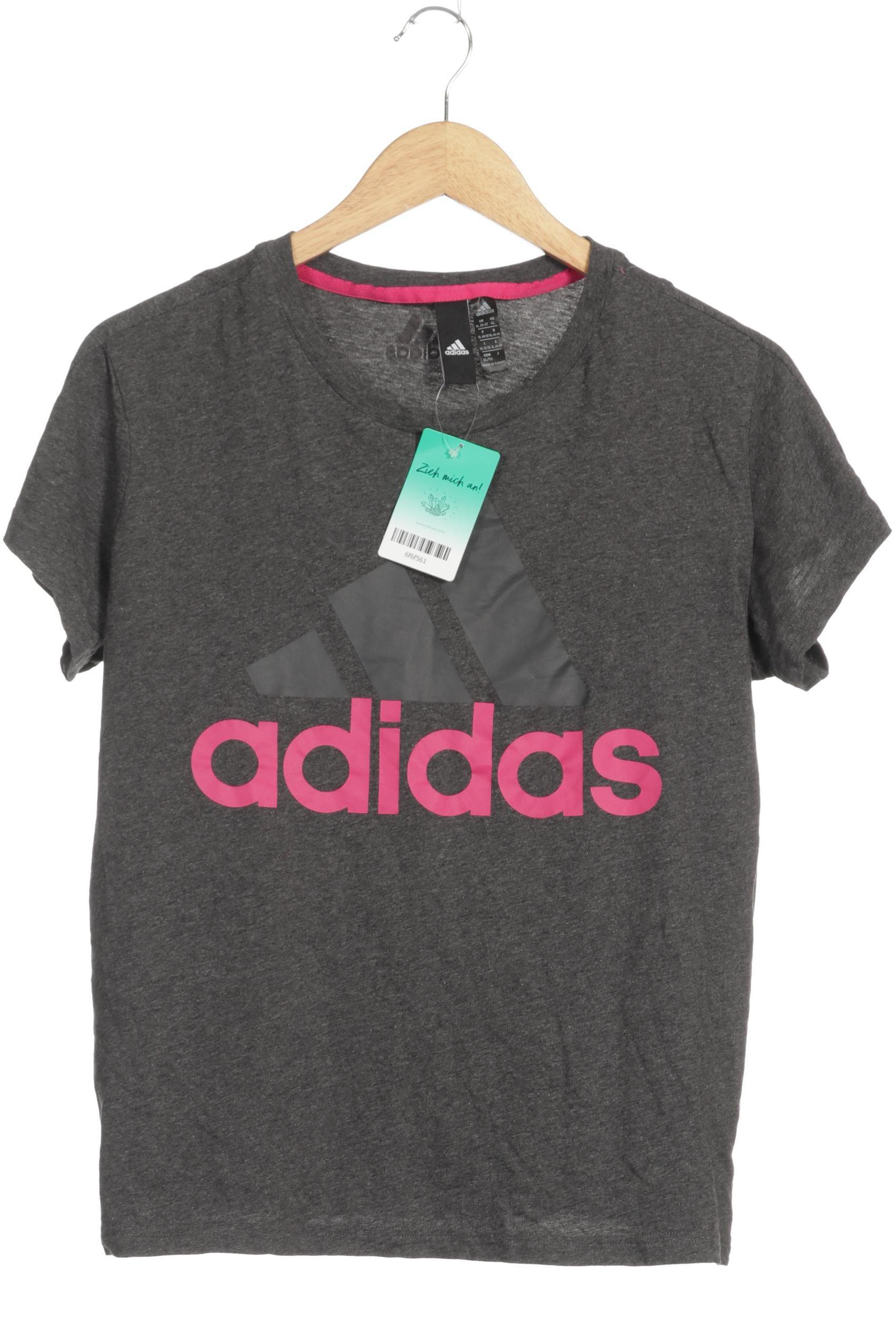 

adidas Damen T-Shirt, grau, Gr.